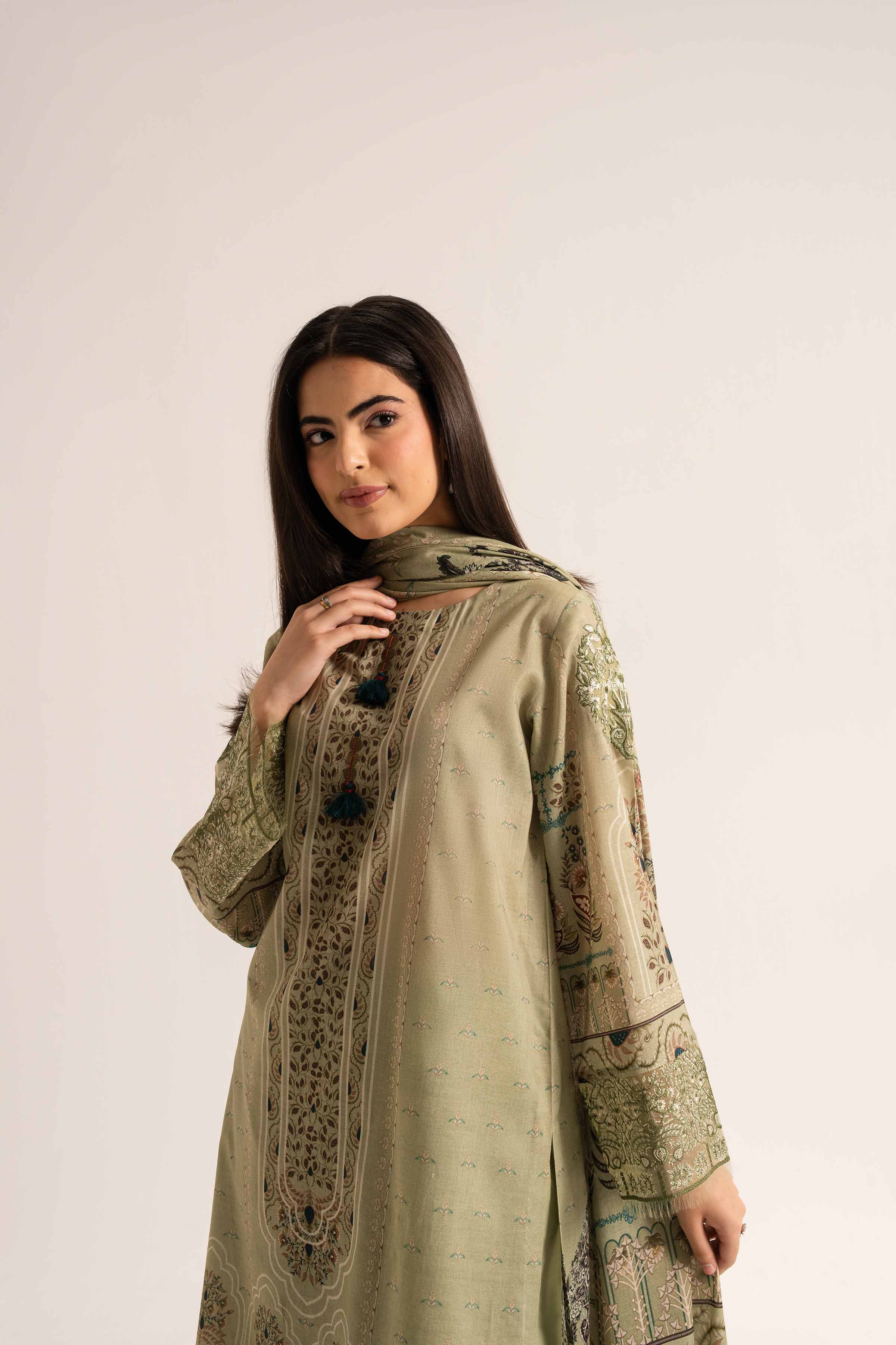 3 Piece - Digital Printed Embroidered Suit - 42501926 for Women - Unstitched Collection | Nishat | Shop Online