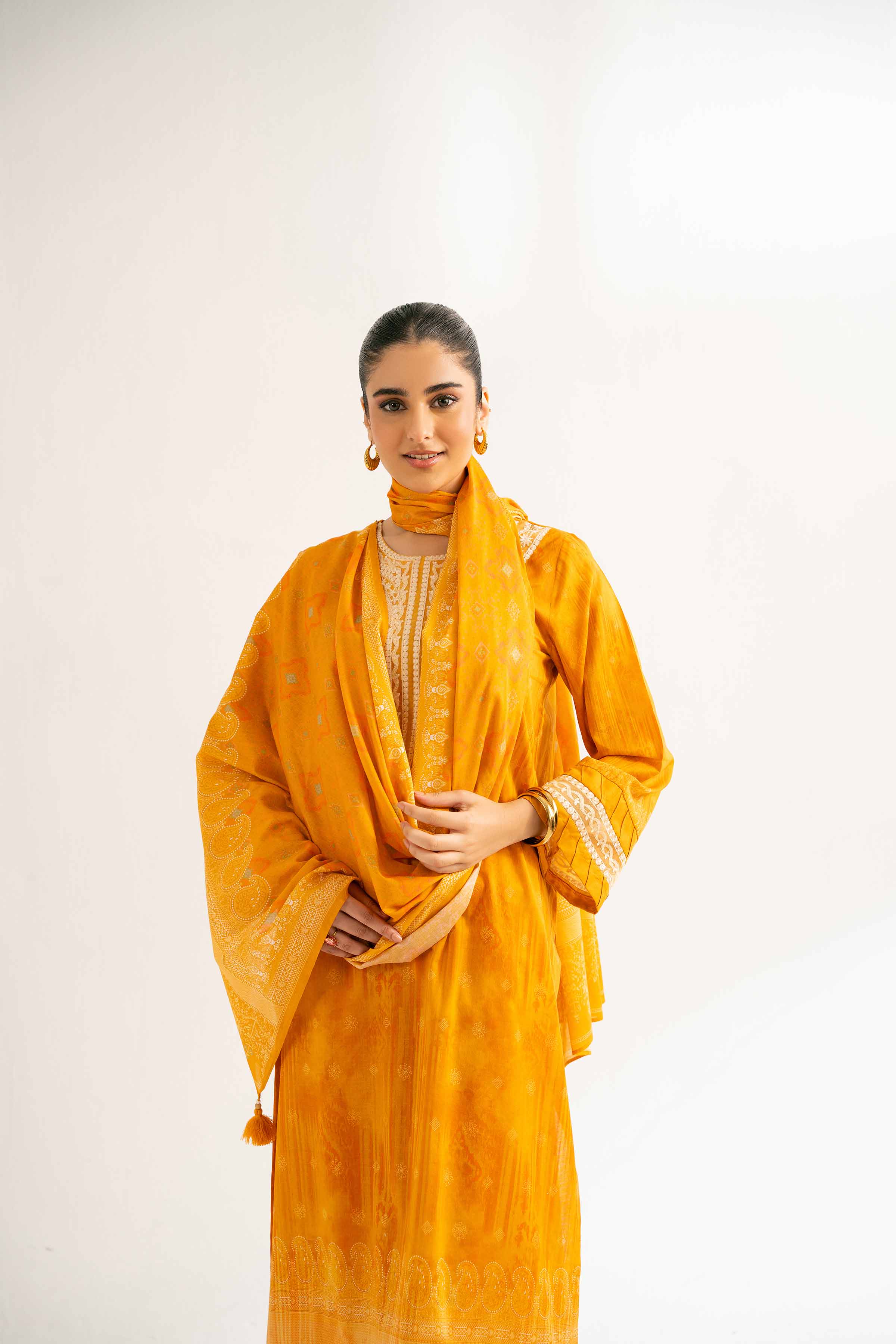 3 Piece - Digital Printed Embroidered Suit - 42501928 for Women - Unstitched Collection | Nishat | Shop Online