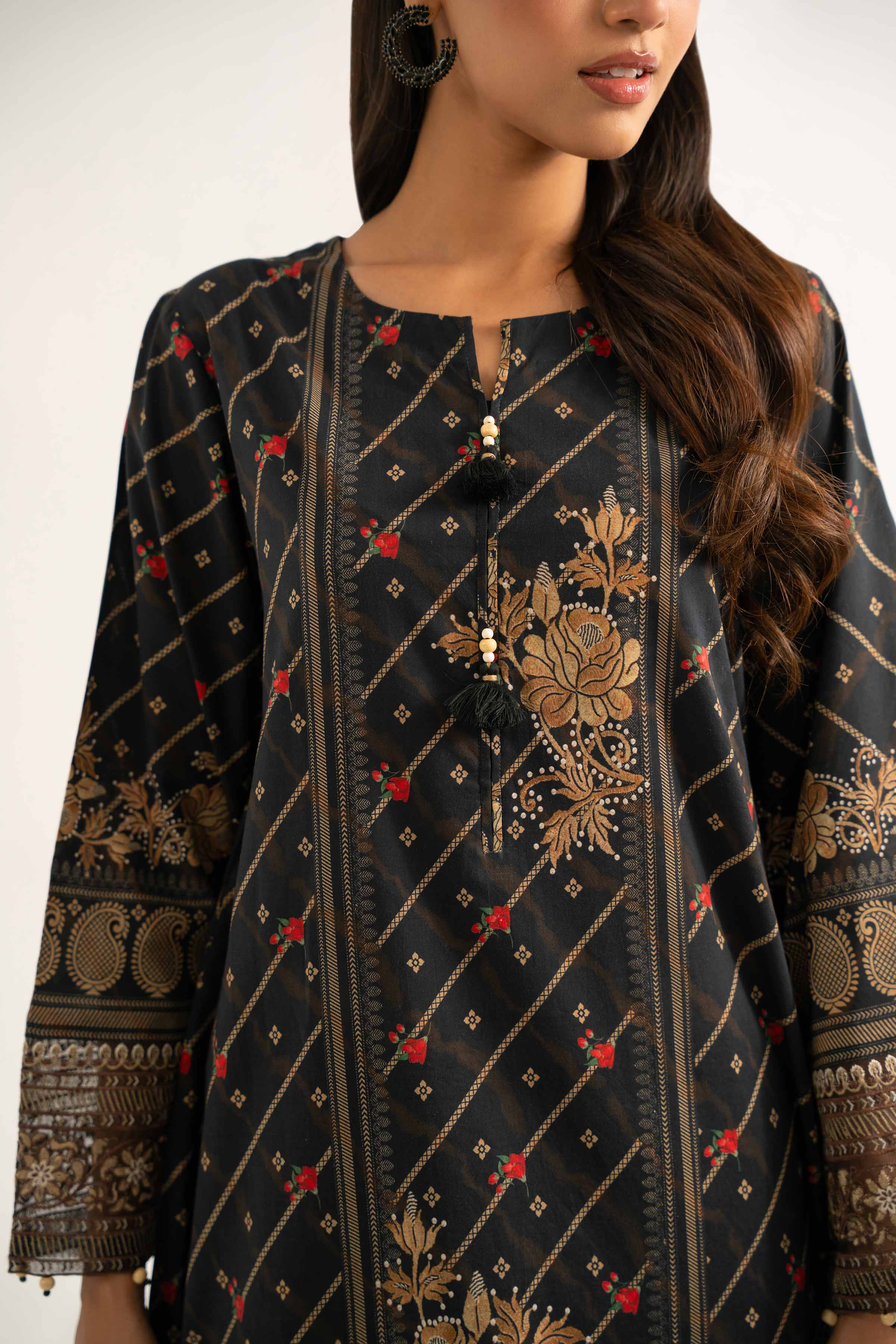 3 Piece - Digital Printed Embroidered Suit - 42501930 for Women - Unstitched Collection | Nishat | Shop Online