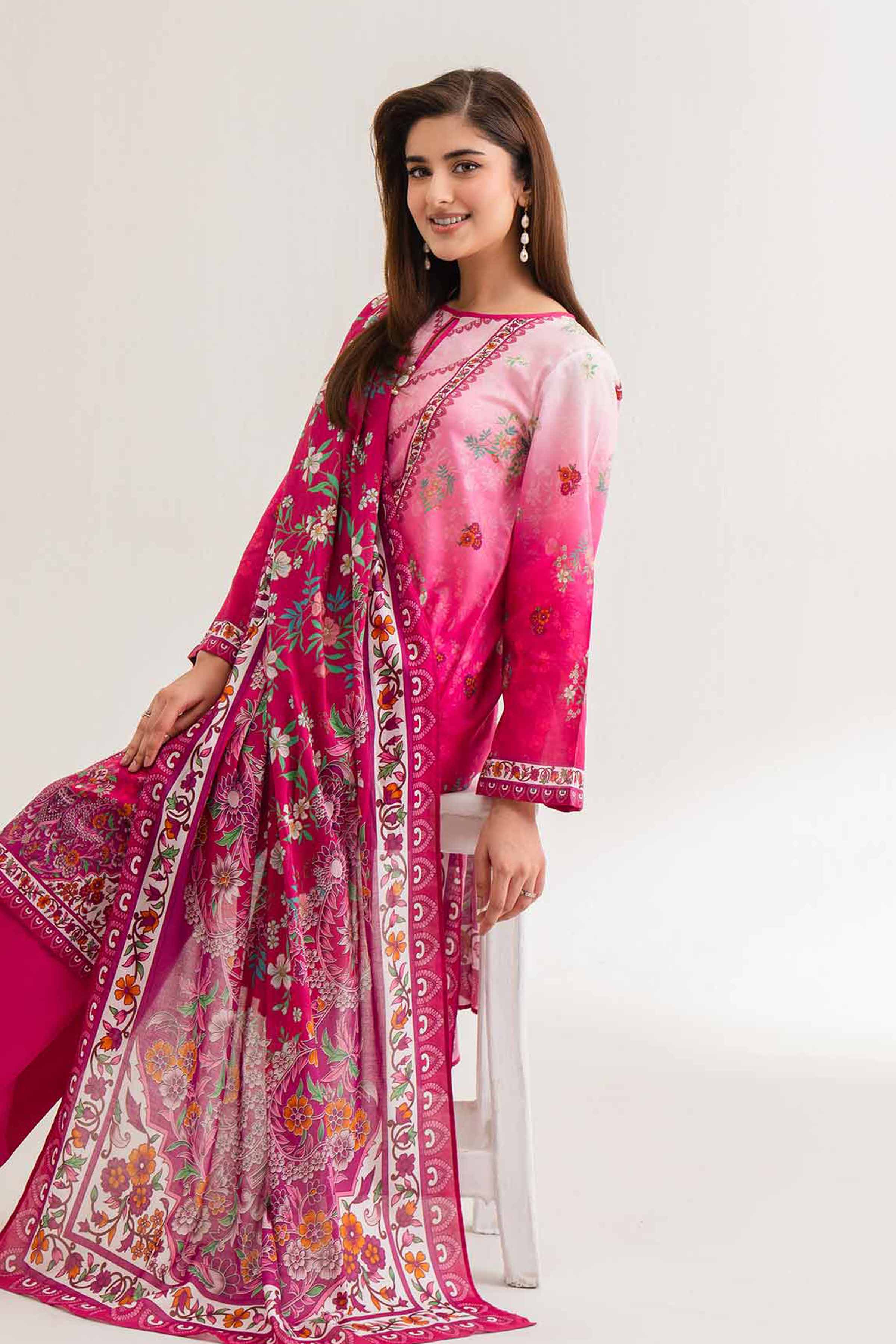 3 Piece - Digital Printed Suit - 42501934 for Women - Unstitched Collection | Nishat | Shop Online