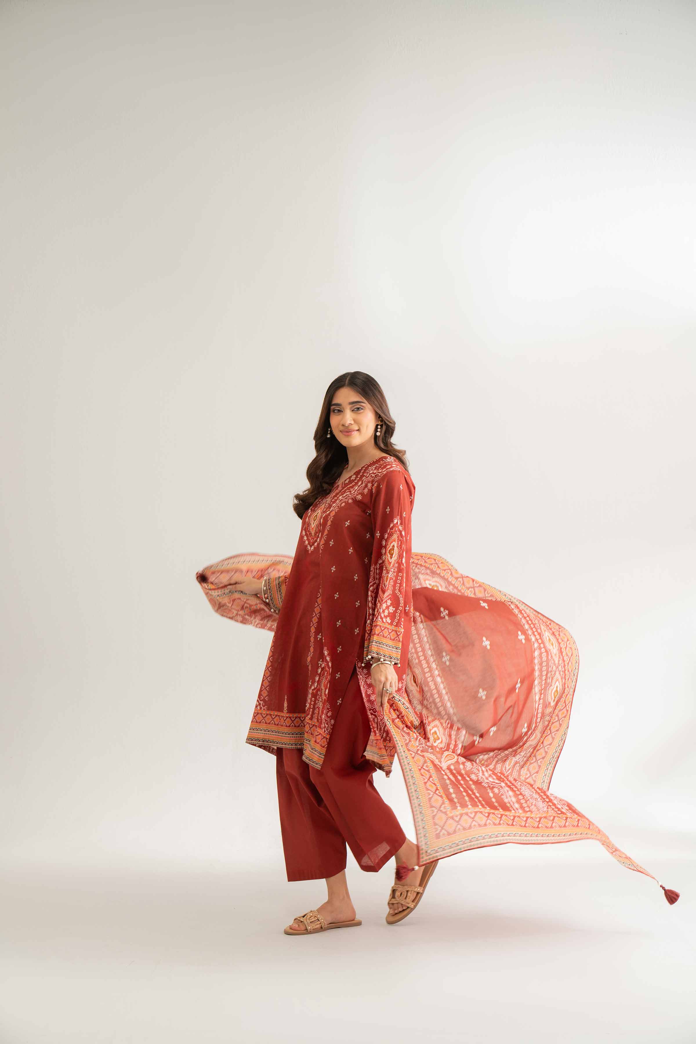 3 Piece - Digital Printed Suit - 42501936 for Women - Unstitched Collection | Nishat | Shop Online