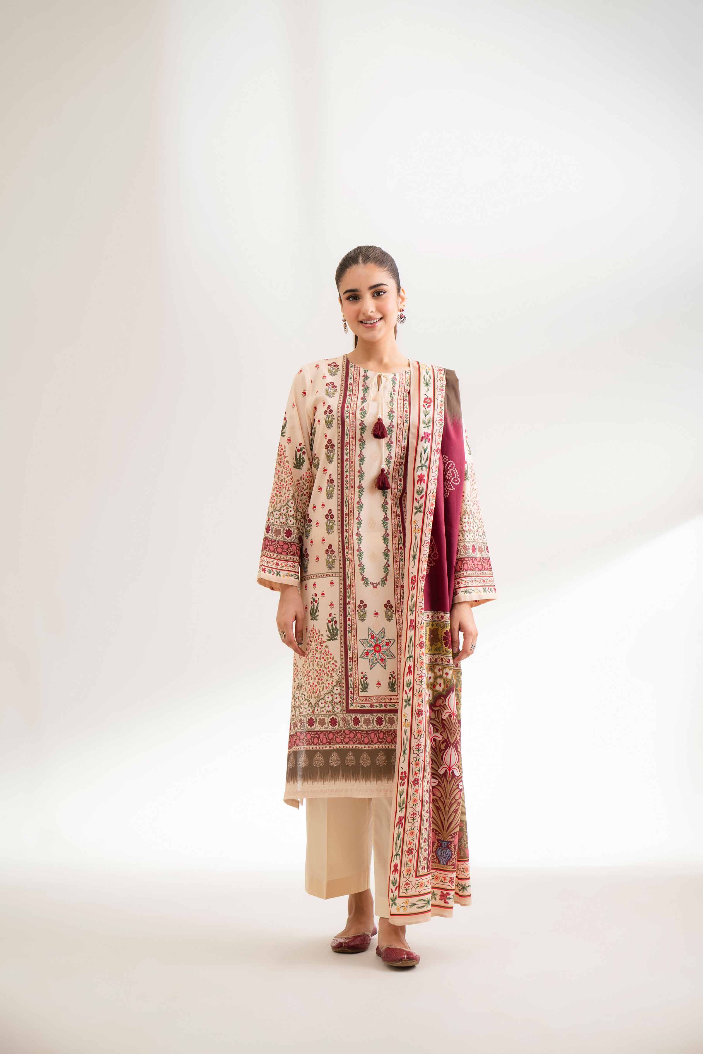 3 Piece - Digital Printed Suit - 42501939 for Women - Unstitched Collection | Nishat | Shop Online