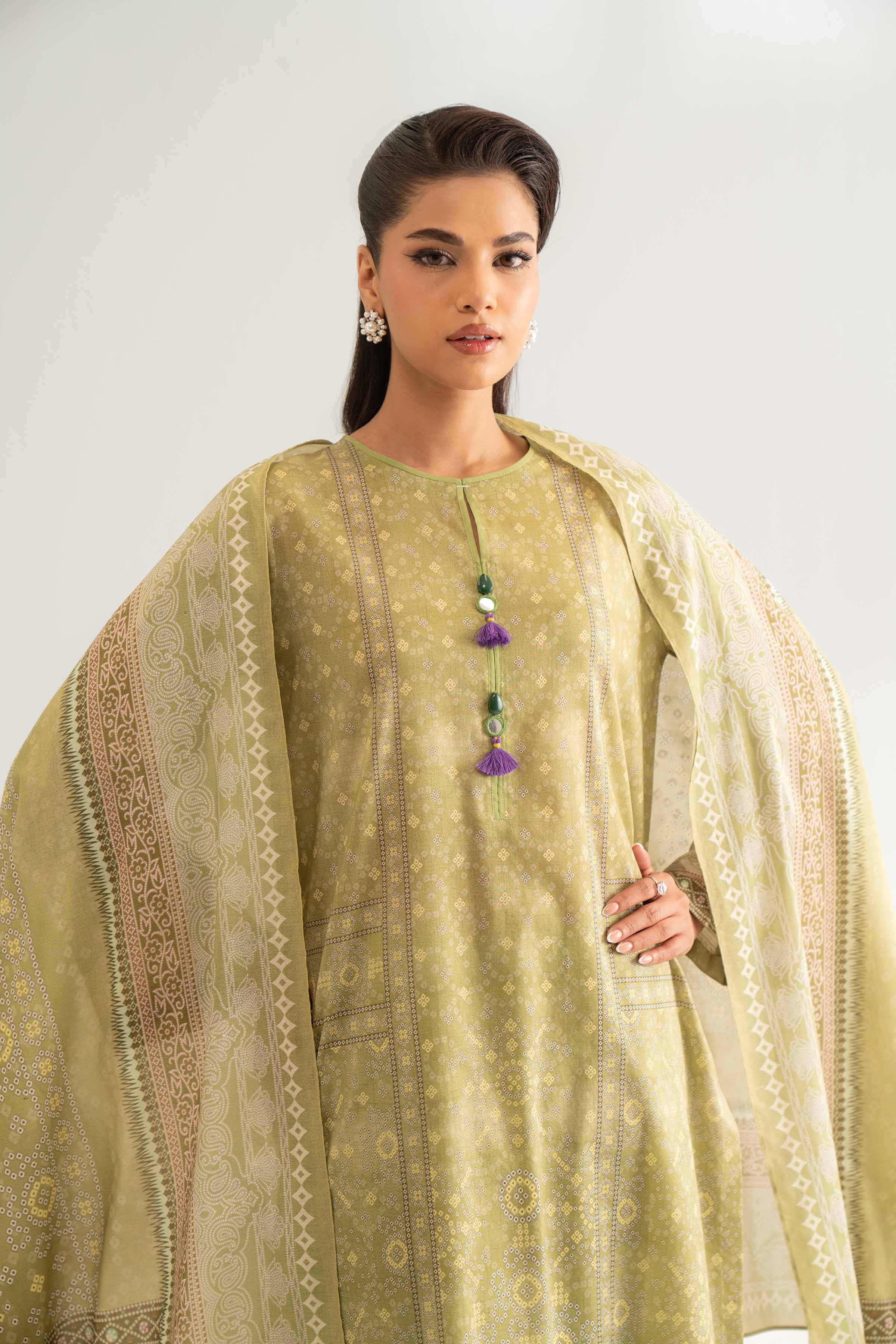 3 Piece - Digital Printed Suit - 42501941 for Women - Unstitched Collection | Nishat | Shop Online