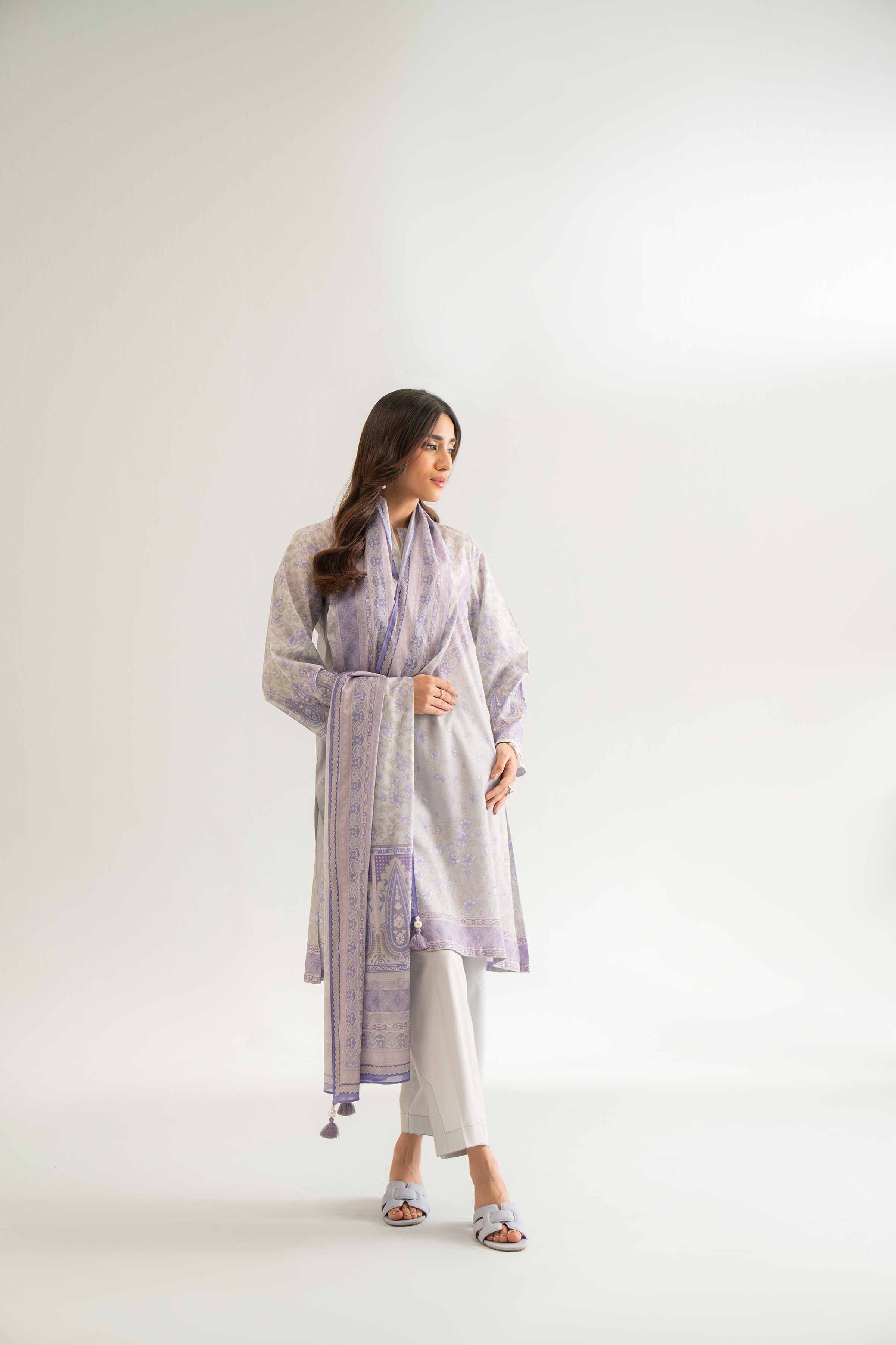 3 Piece - Digital Printed Suit - 42501942 for Women - Unstitched Collection | Nishat | Shop Online