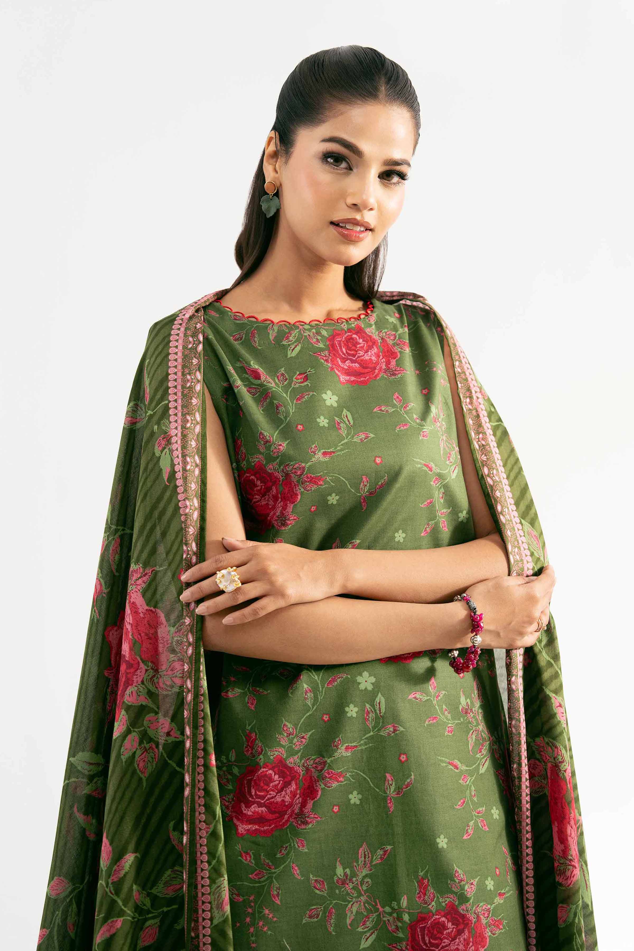 3 Piece - Printed Suit - 42501945 for Women - Unstitched Collection | Nishat | Shop Online