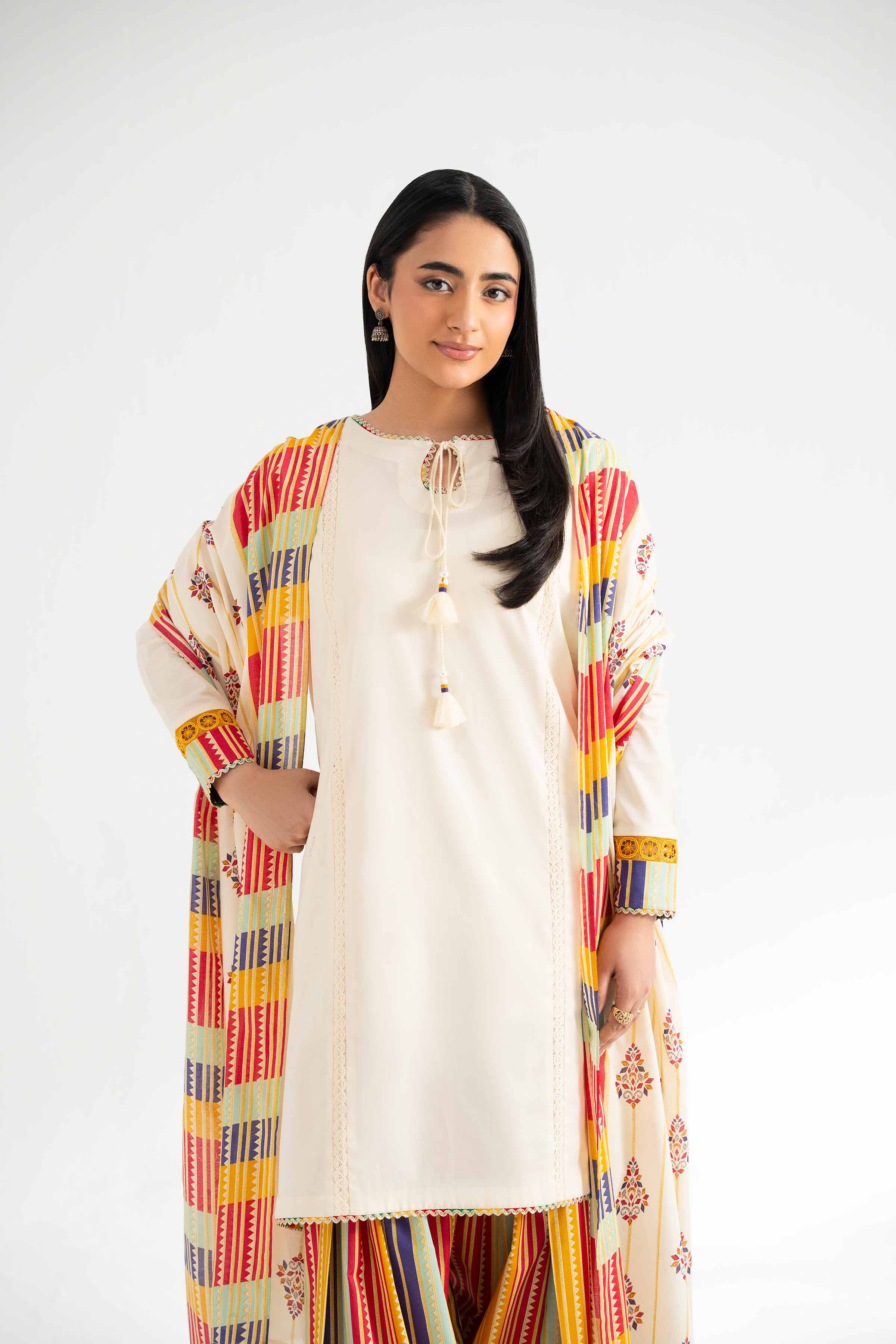 3 Piece - Printed Suit - 42501948 for Women - Unstitched Collection | Nishat | Shop Online