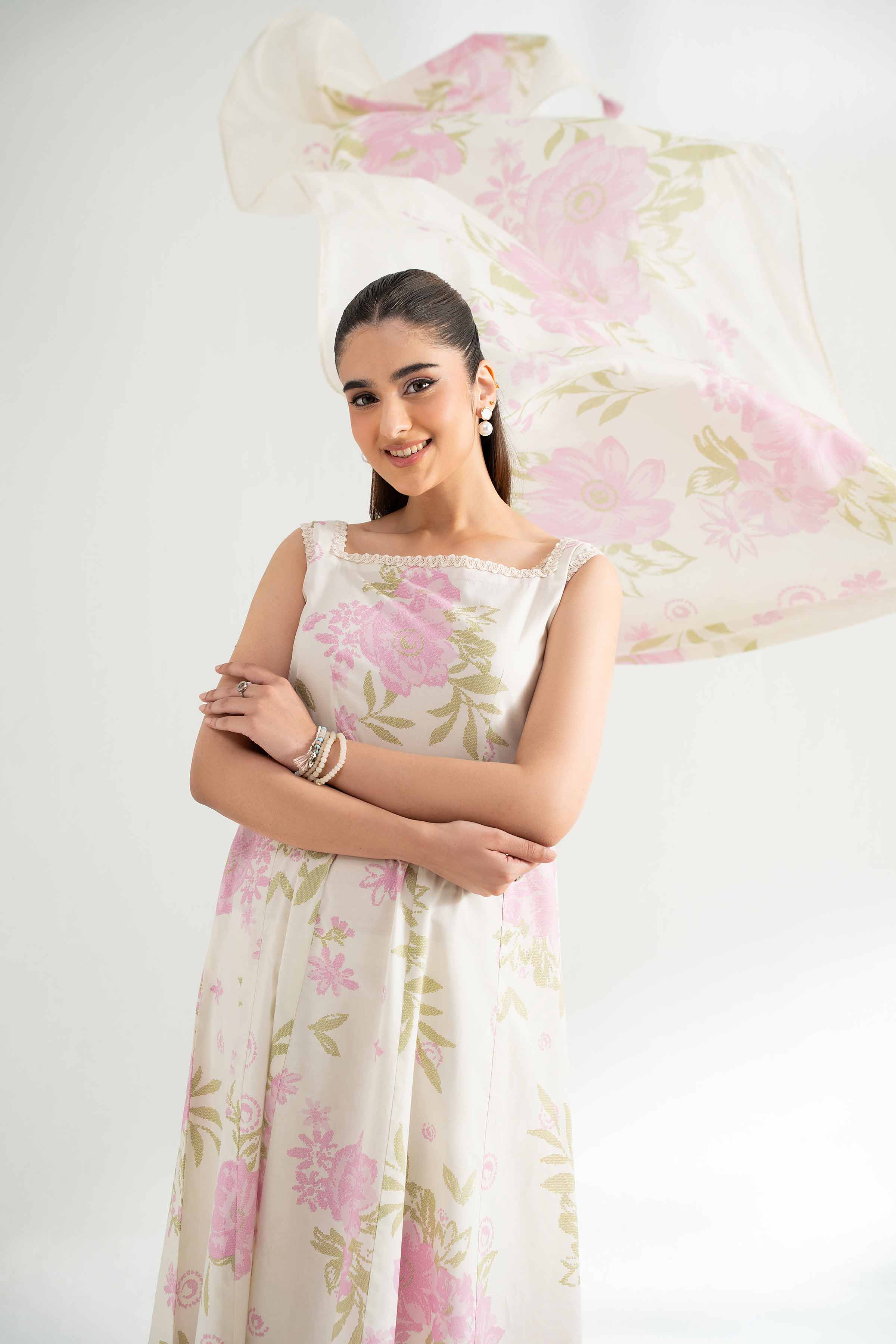 3 Piece - Printed Suit - 42501949 for Women - Unstitched Collection | Nishat | Shop Online