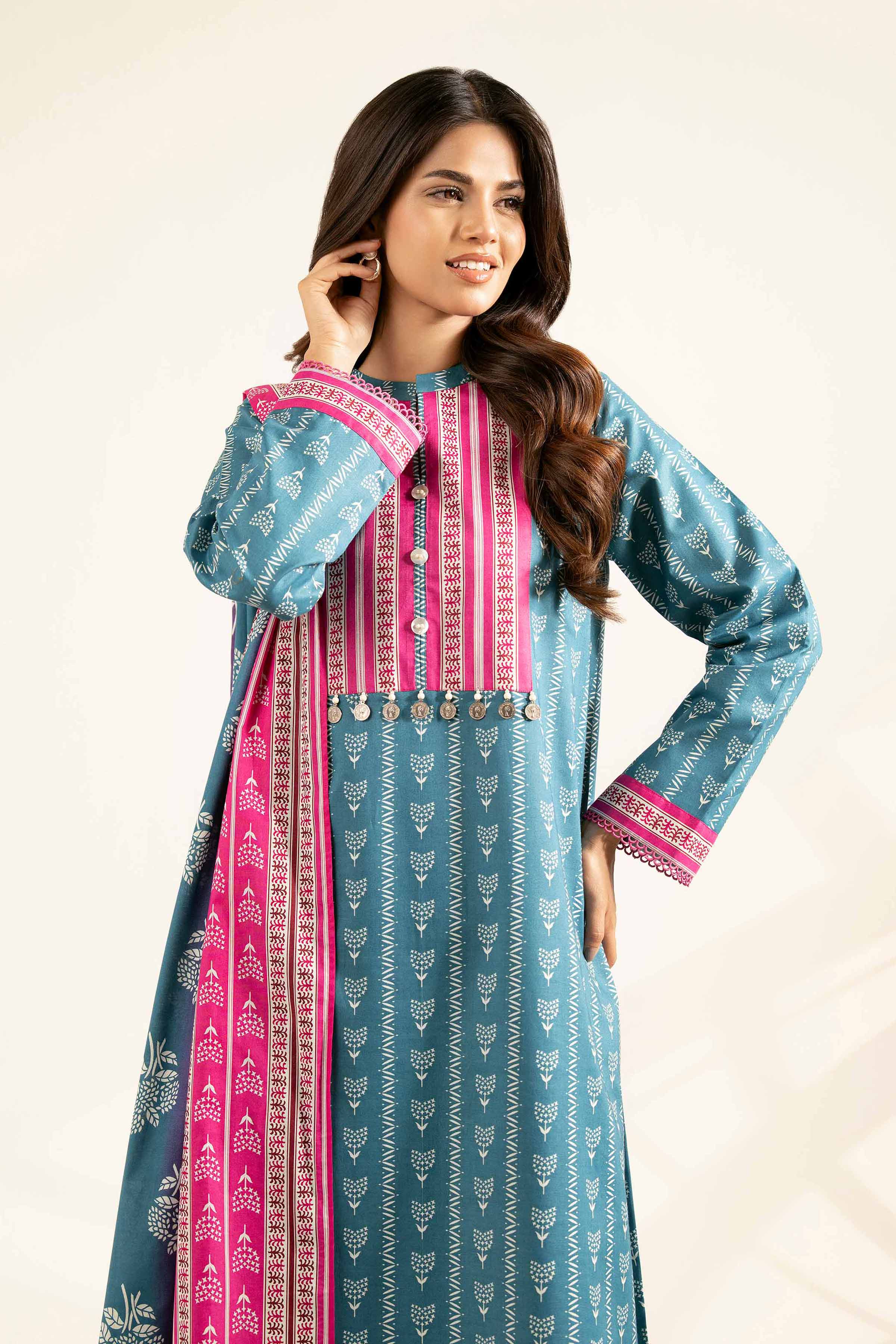 3 Piece - Printed Suit - 42501952 for Women - Unstitched Collection | Nishat | Shop Online