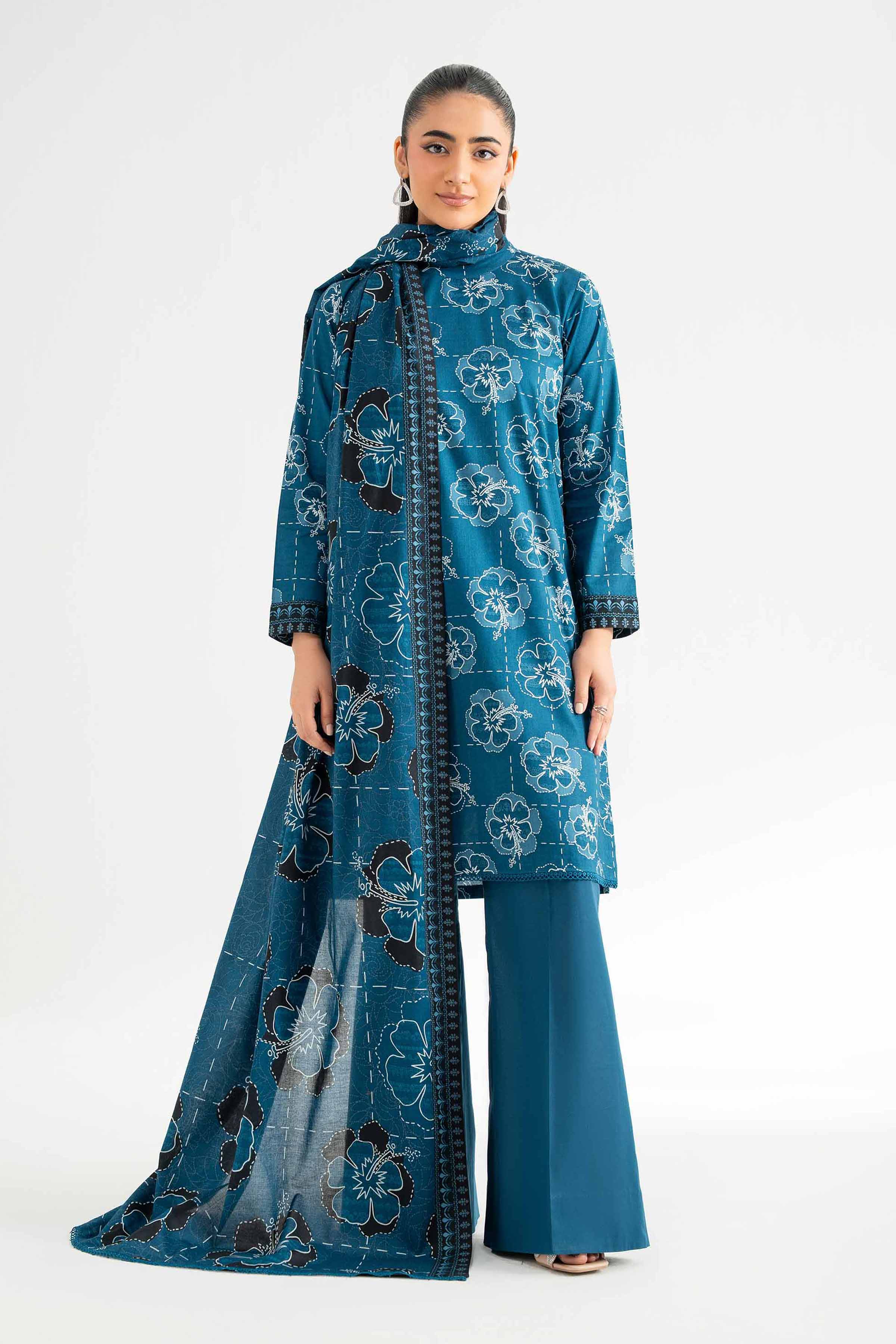 3 Piece - Printed Suit - 42501953 for Women - Unstitched Collection | Nishat | Shop Online