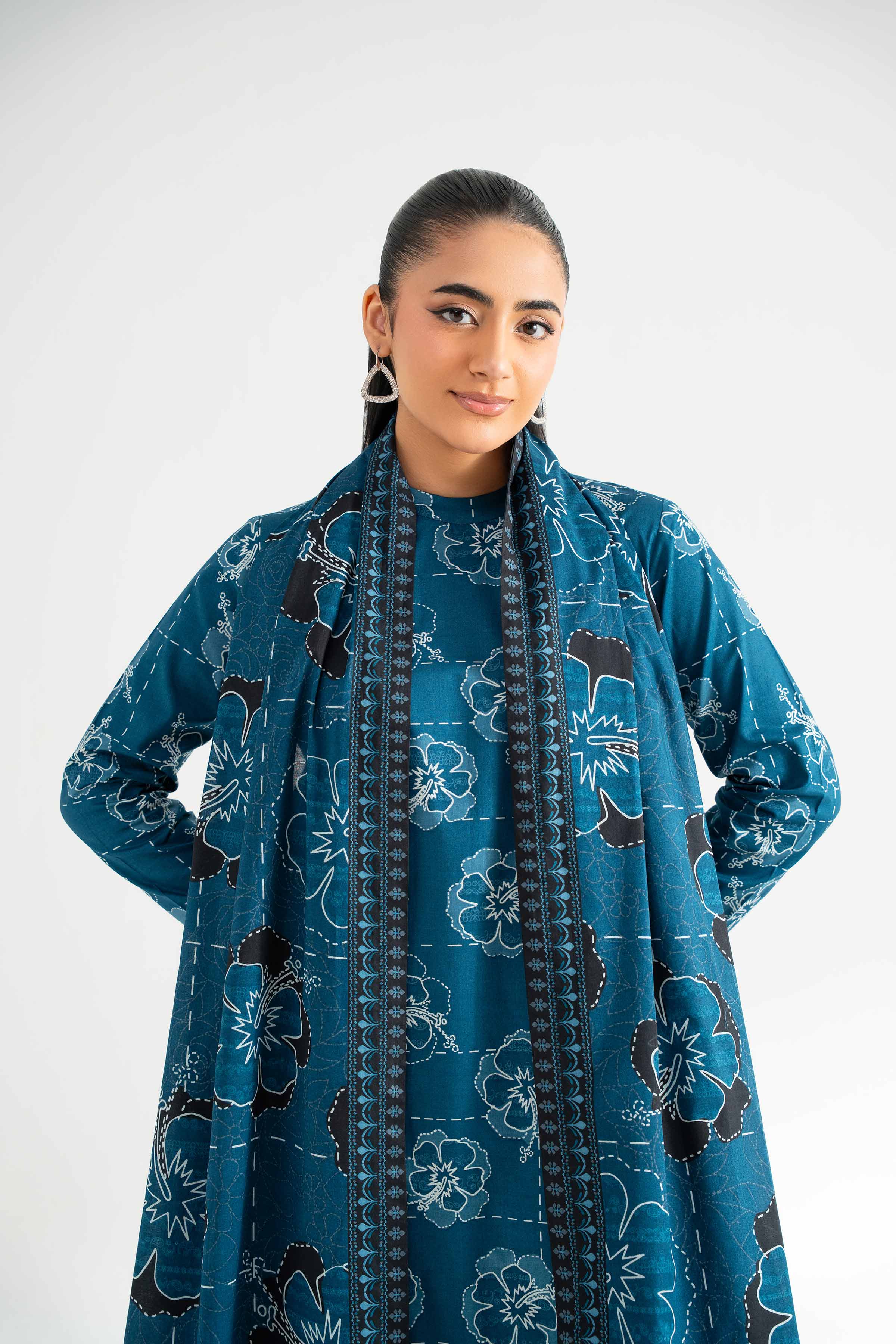 3 Piece - Printed Suit - 42501953 for Women - Unstitched Collection | Nishat | Shop Online