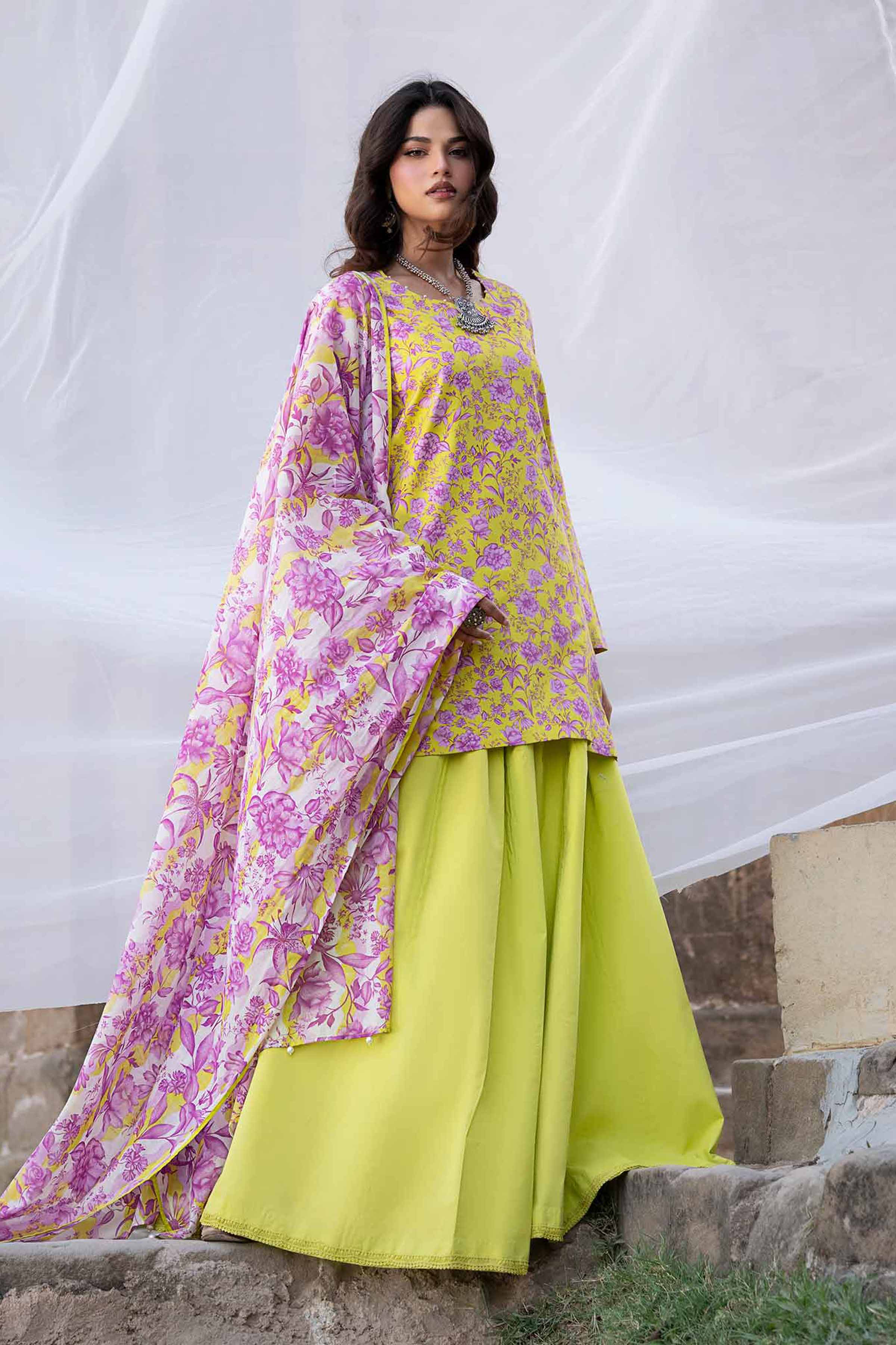 3 Piece - Printed Suit - 42501954 for Women - Unstitched Collection | Nishat | Shop Online