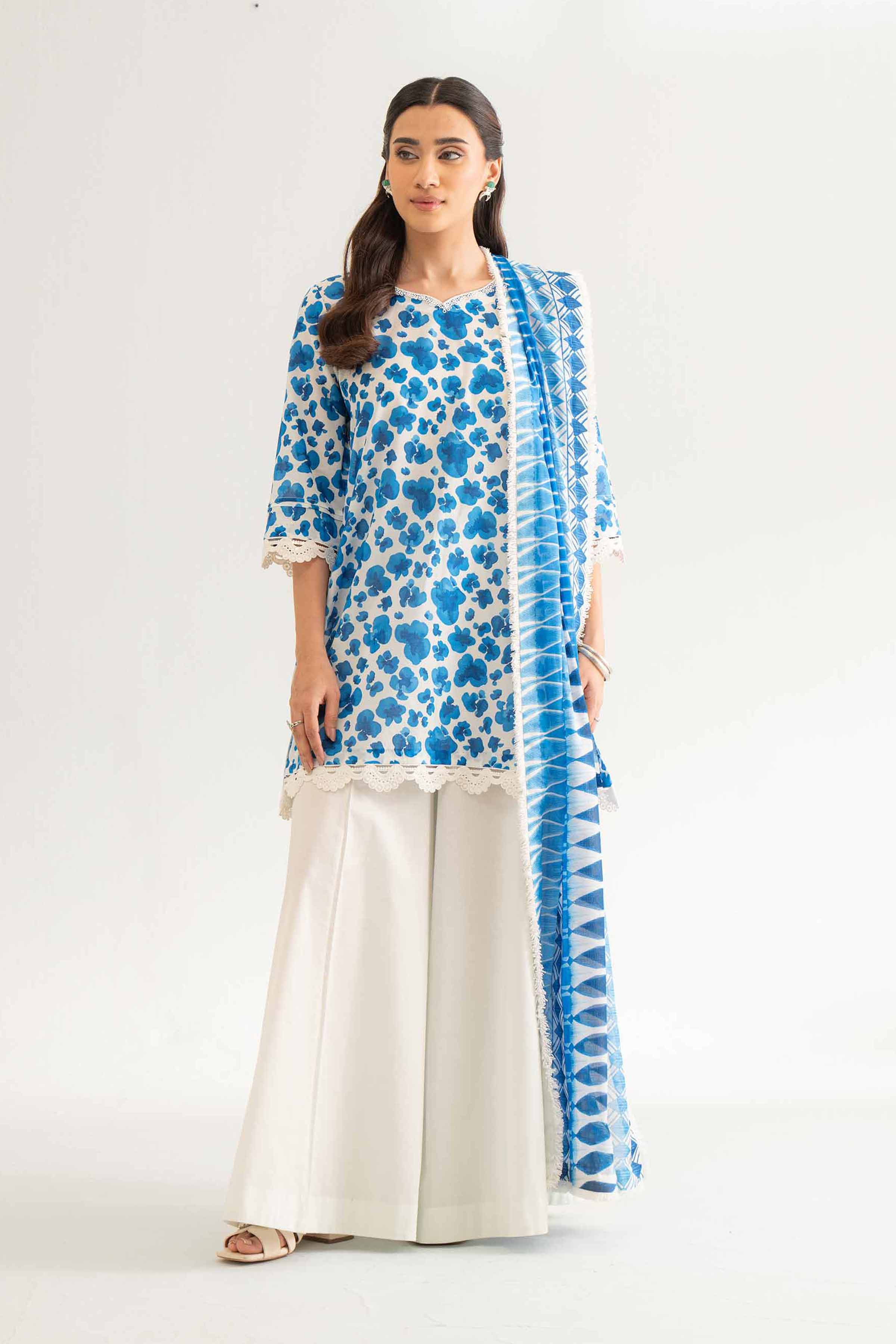 3 Piece - Printed Suit - 42501955 for Women - Unstitched Collection | Nishat | Shop Online