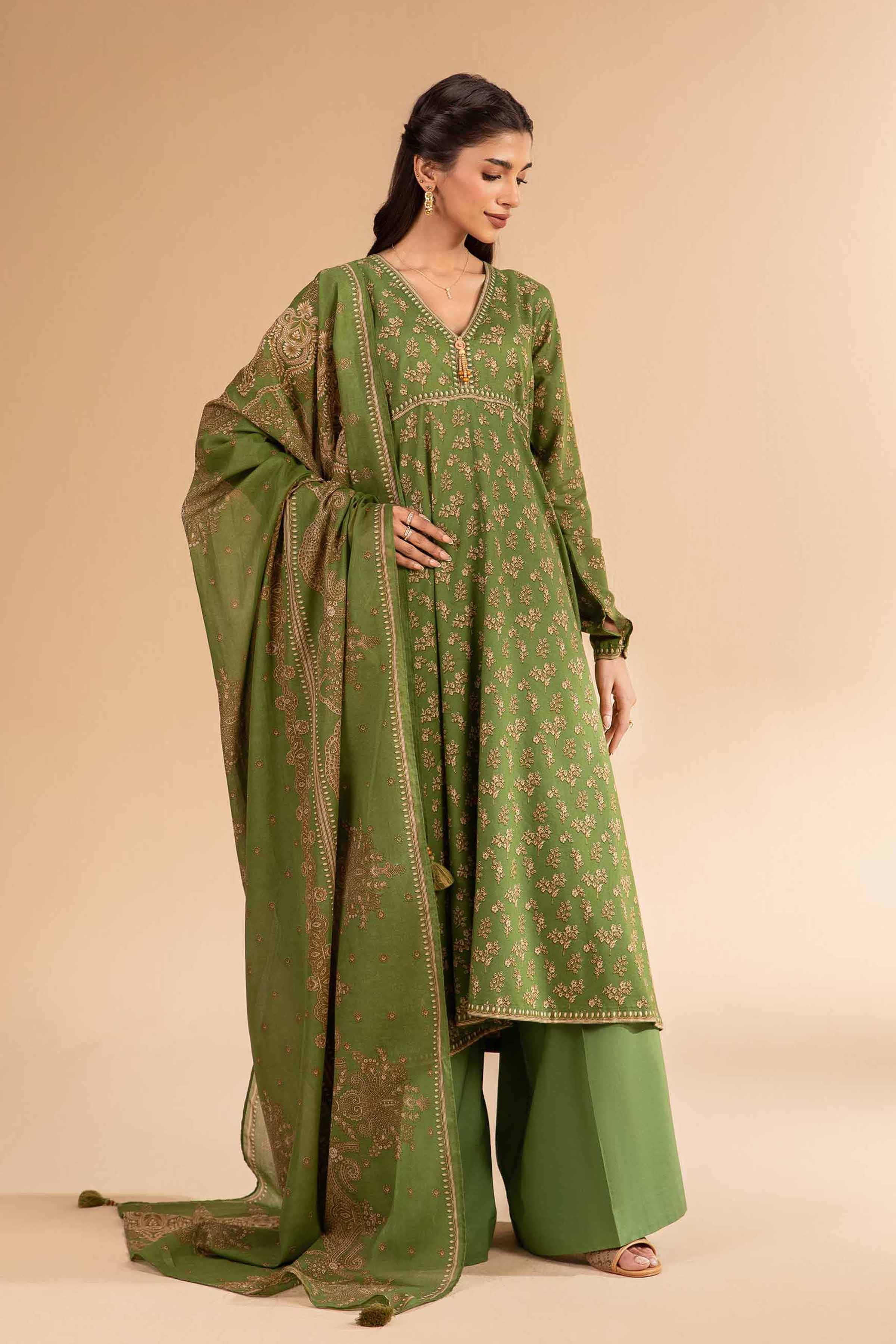 3 Piece - Printed Suit - 42501959 for Women - Unstitched Collection | Nishat | Shop Online