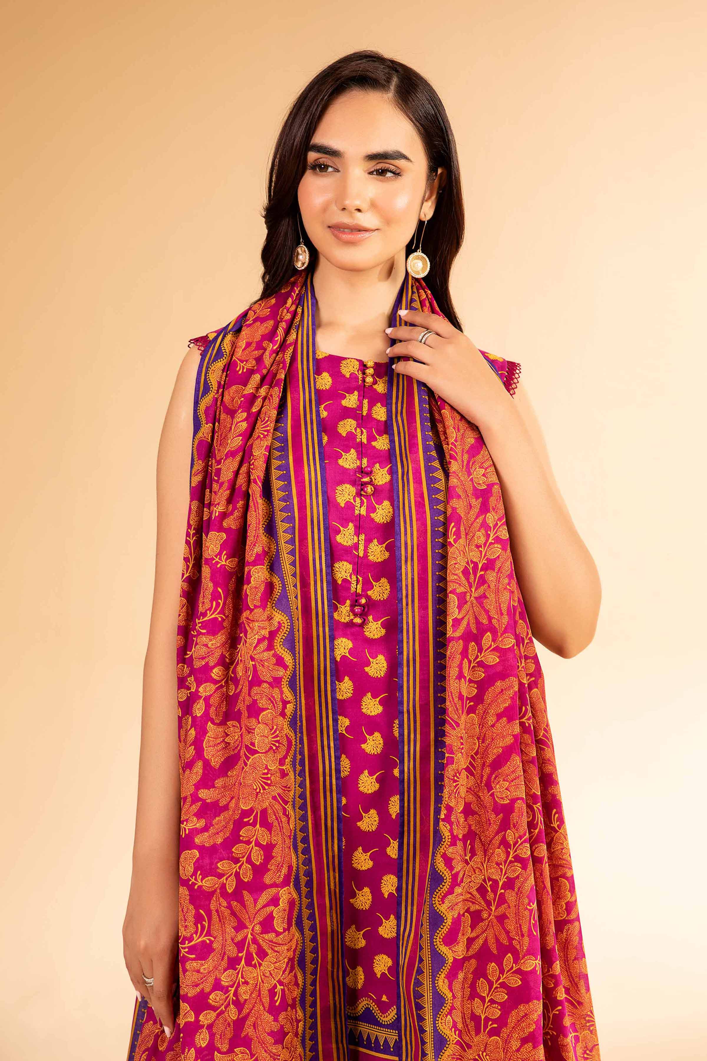 3 Piece - Printed Suit - 42501965 for Women - Unstitched Collection | Nishat | Shop Online