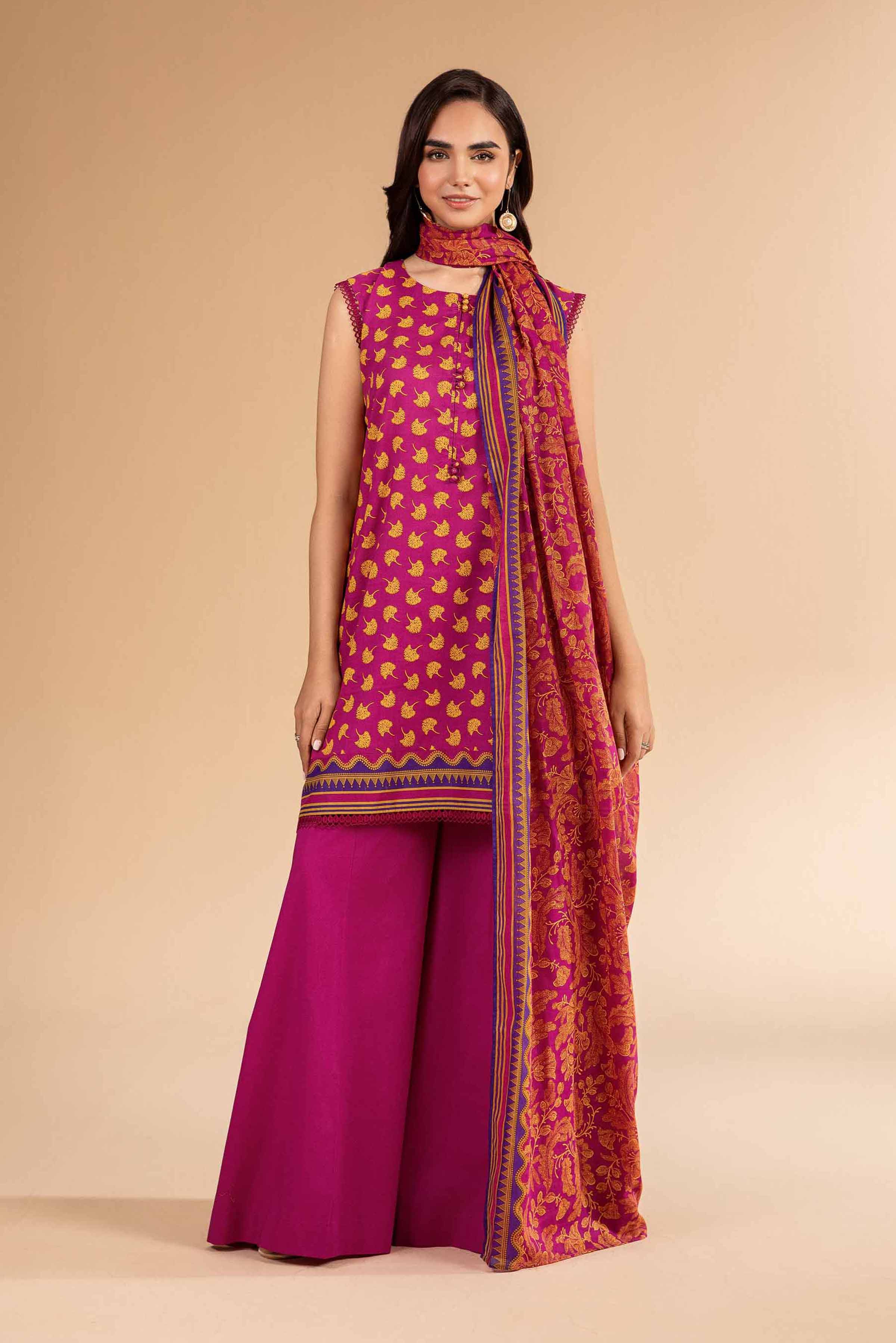 3 Piece - Printed Suit - 42501965 for Women - Unstitched Collection | Nishat | Shop Online