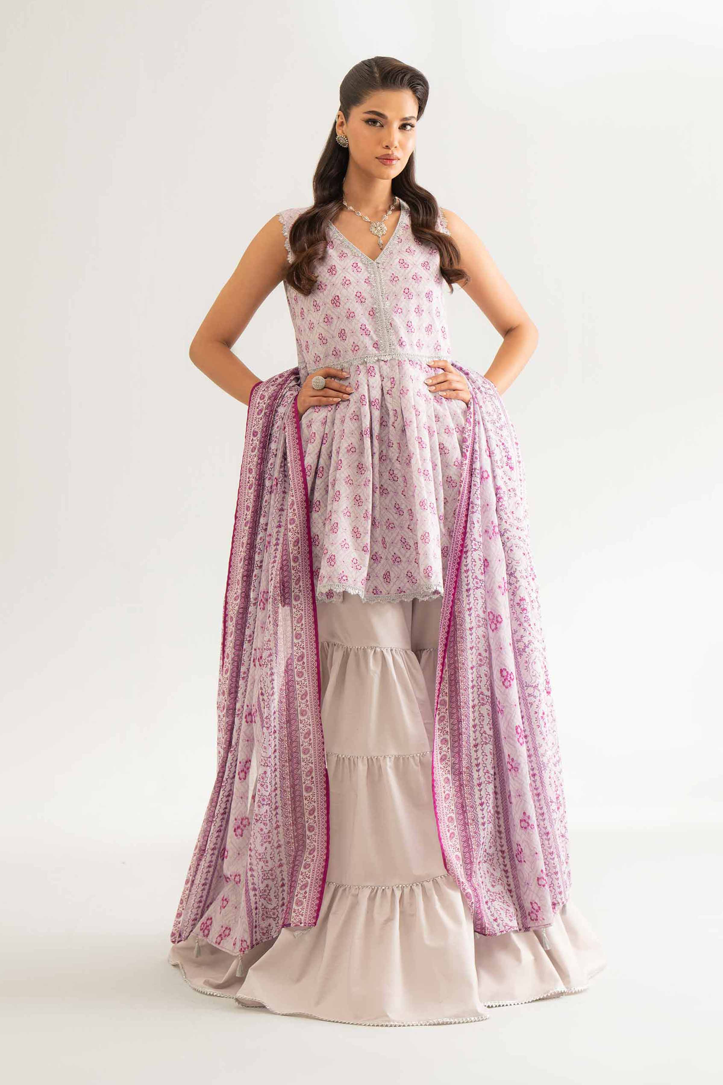 3 Piece - Printed Suit - 42501968 for Women - Unstitched Collection | Nishat | Shop Online