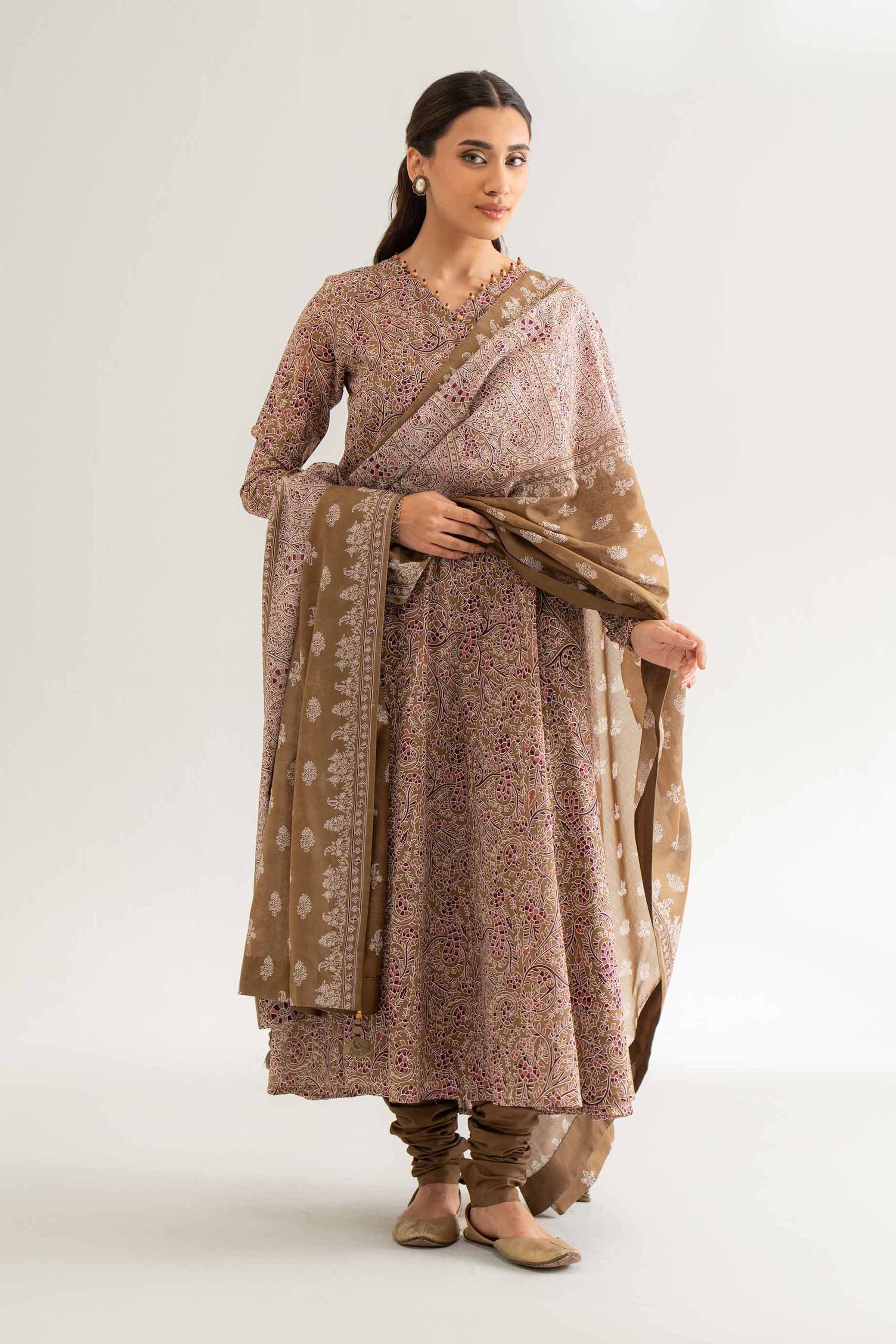 3 Piece - Printed Suit - 42501970 for Women - Unstitched Collection | Nishat | Shop Online
