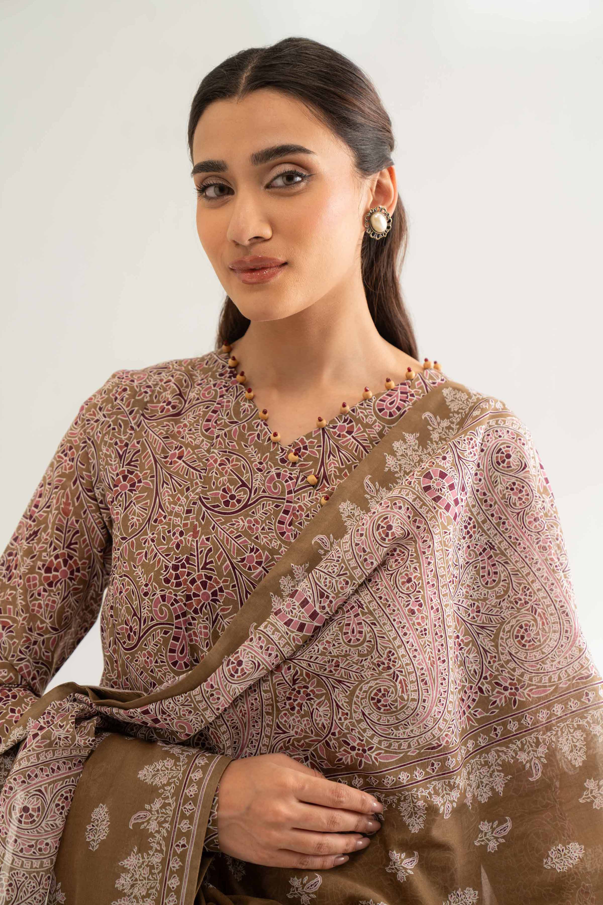 3 Piece - Printed Suit - 42501970 for Women - Unstitched Collection | Nishat | Shop Online