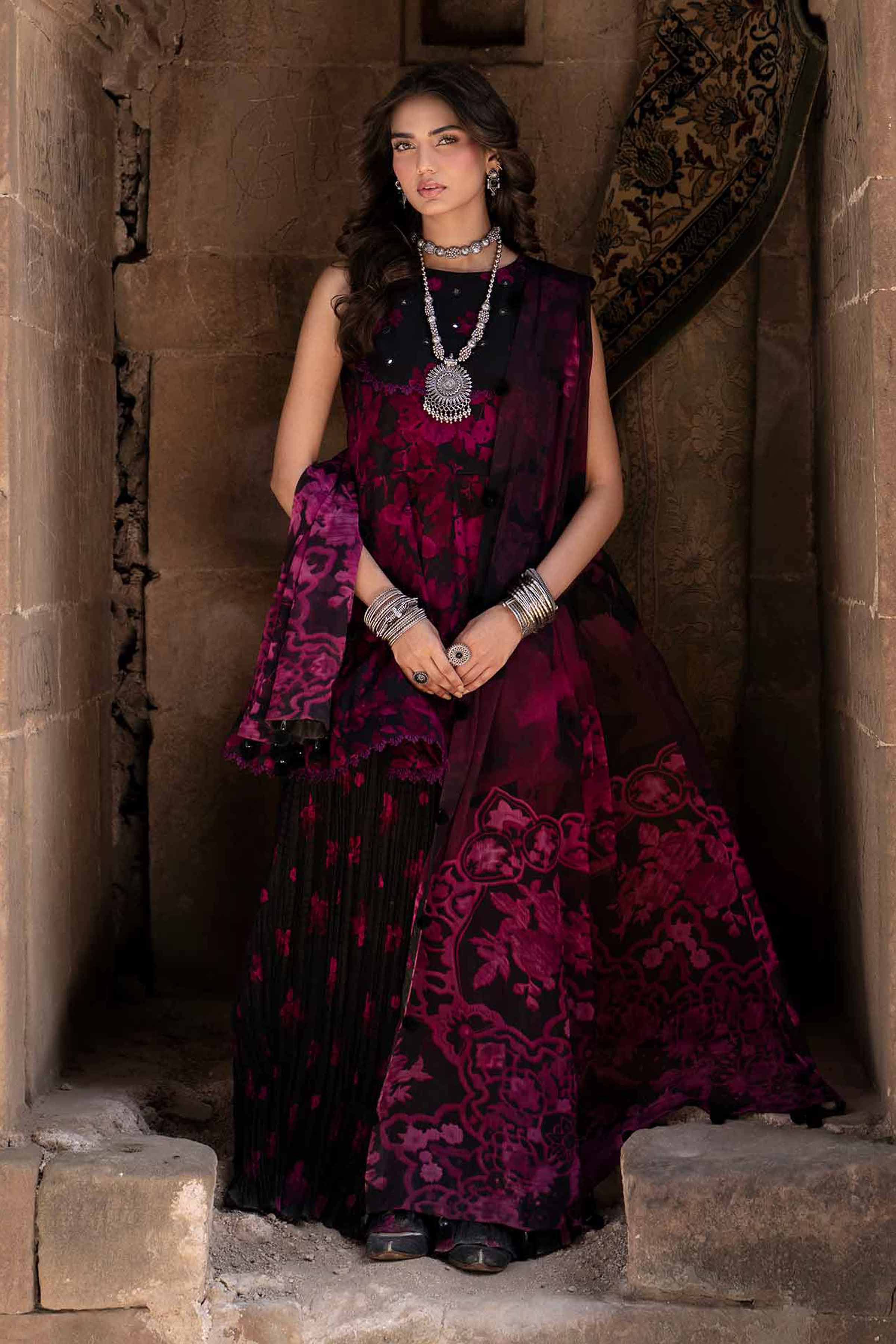 3 Piece - Digital Printed Suit - 42501974 for Women - Unstitched Collection | Nishat | Shop Online