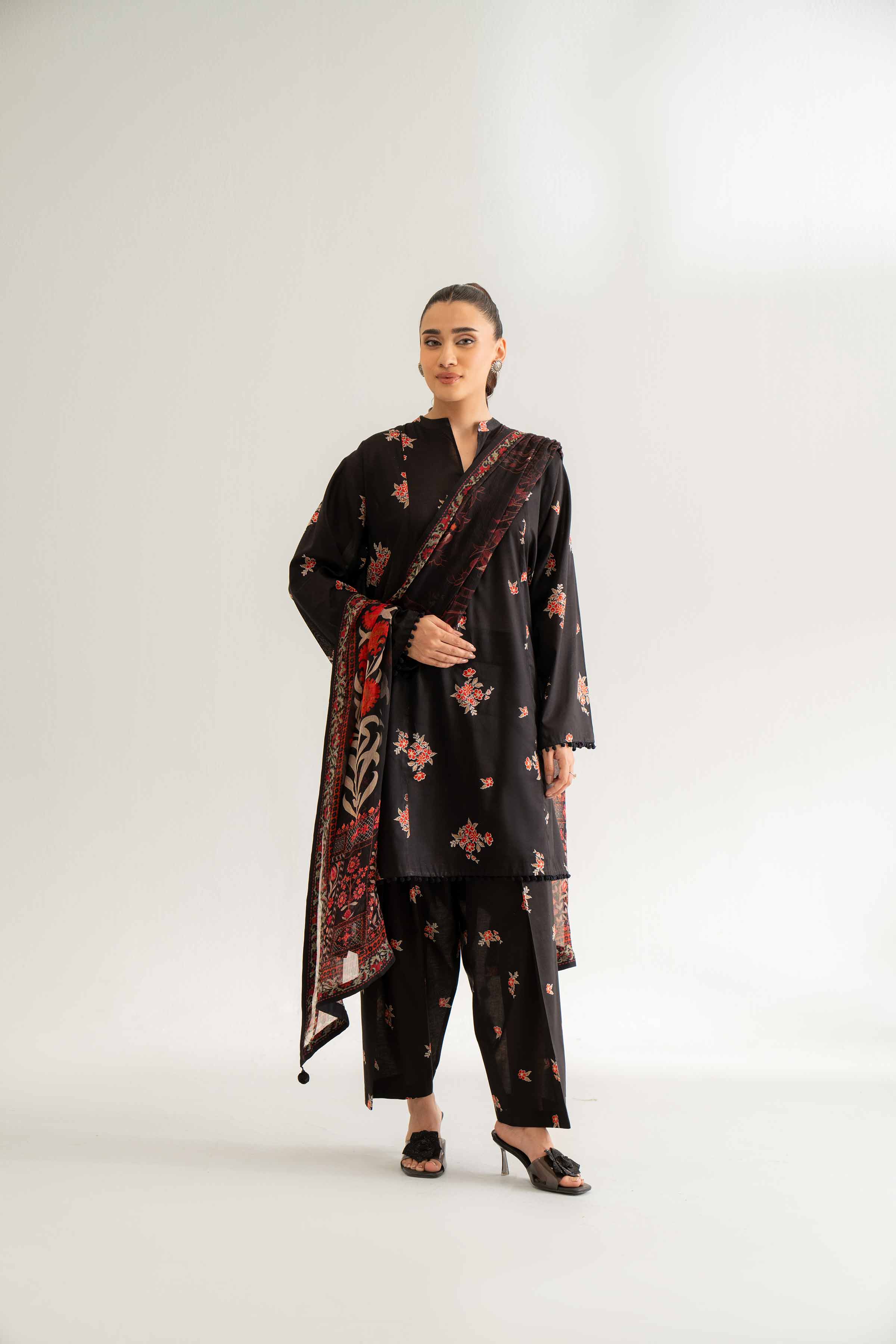 3 Piece - Digital Printed Suit - 42501975 for Women - Unstitched Collection | Nishat | Shop Online
