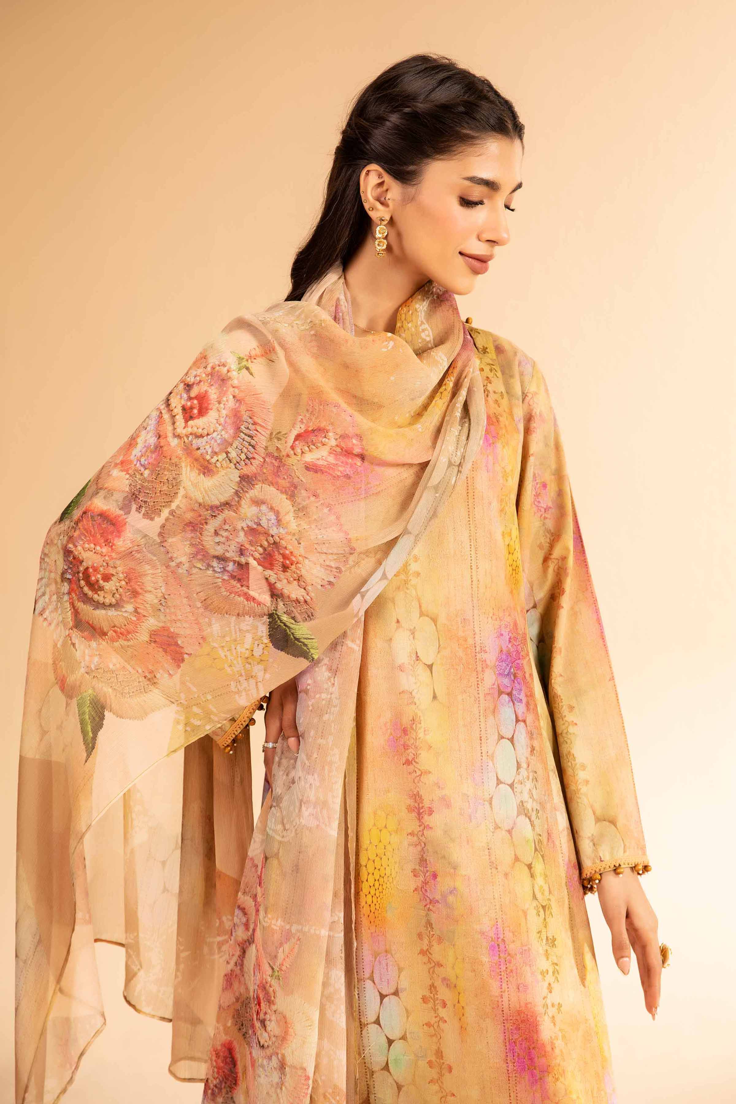 3 Piece - Digital Printed Suit - 42501977 for Women - Unstitched Collection | Nishat | Shop Online
