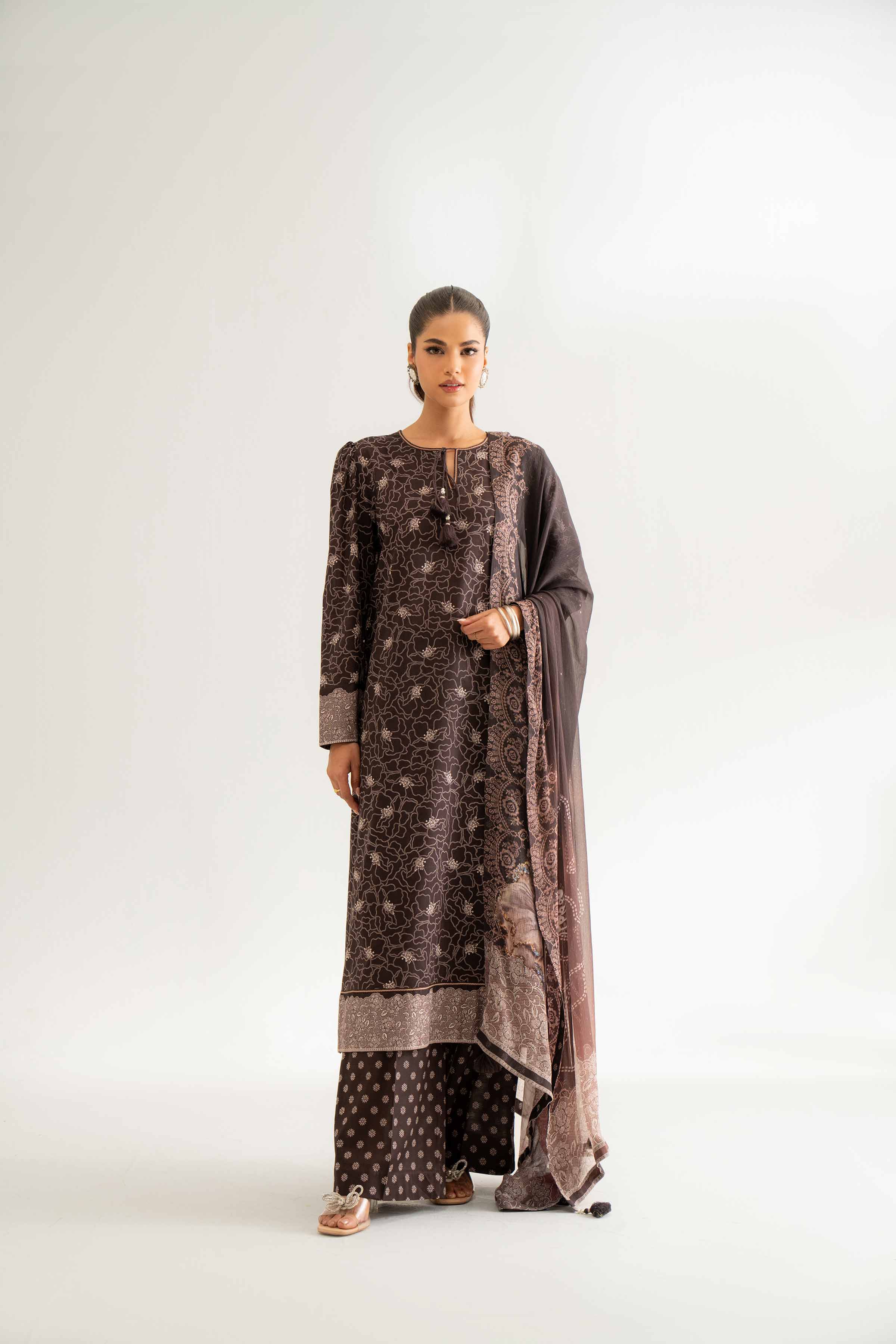 3 Piece - Digital Printed Suit - 42501979 for Women - Unstitched Collection | Nishat | Shop Online