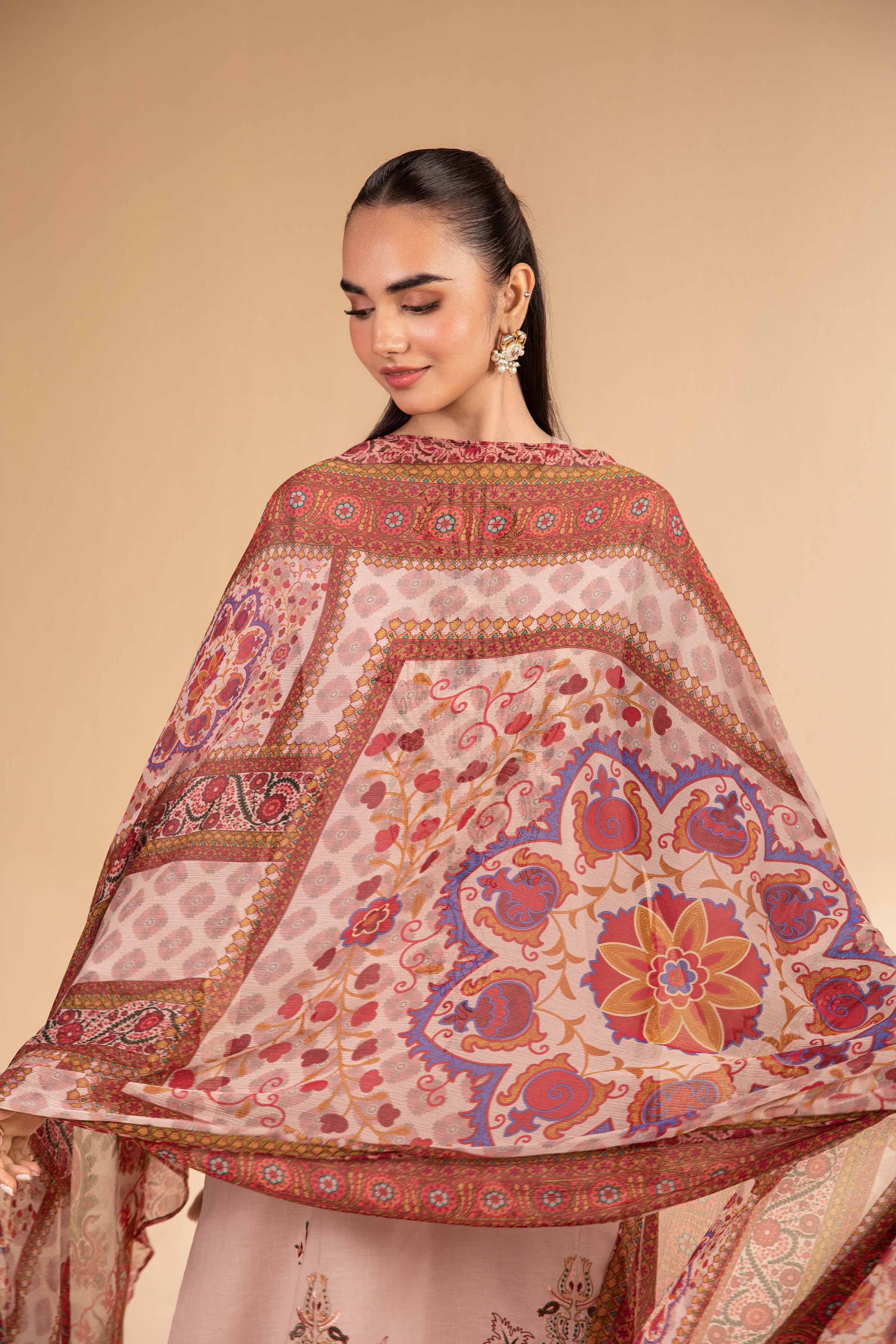 3 Piece - Digital Printed Embroidered Suit - 42501984 for Women - Unstitched Collection | Nishat | Shop Online