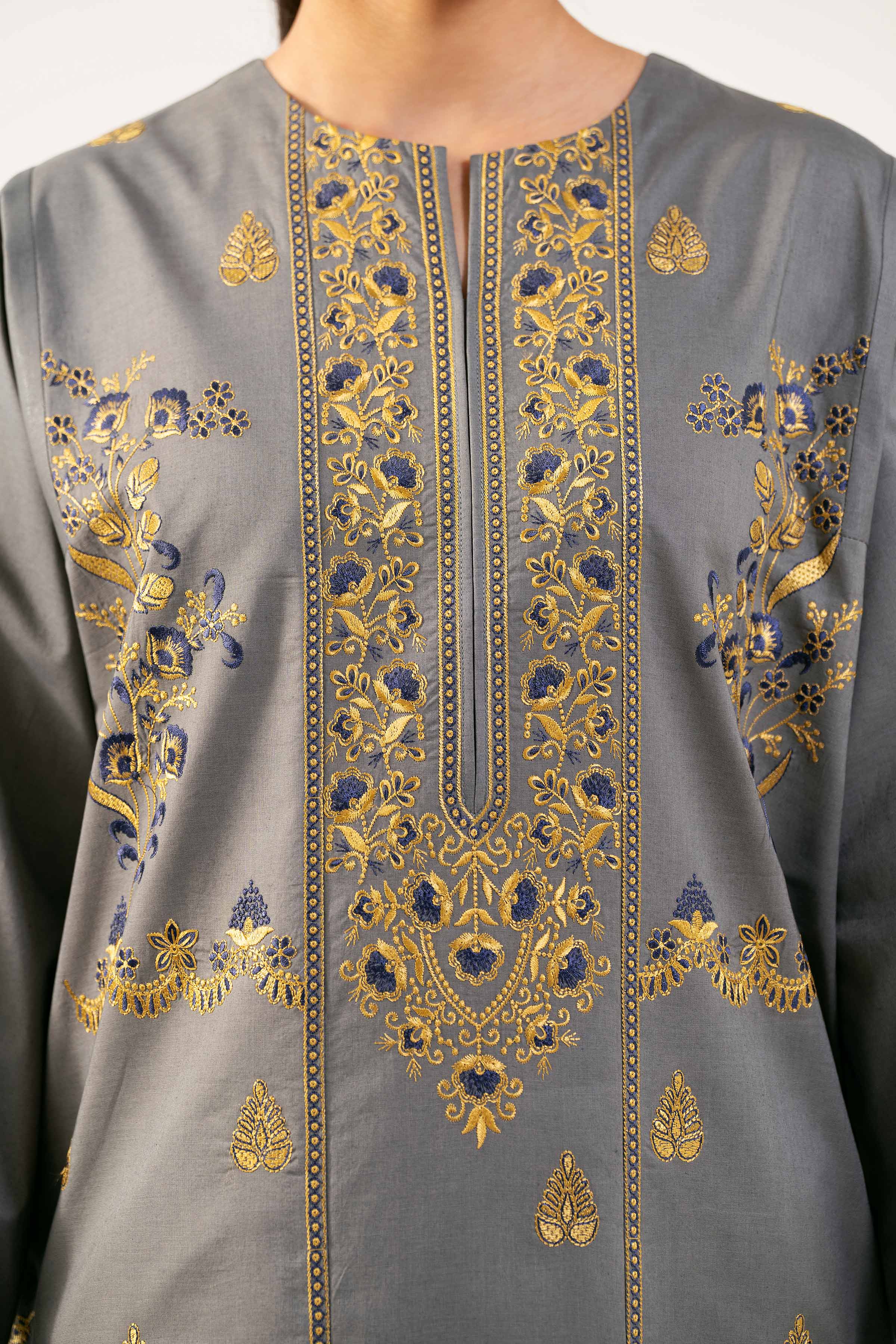 3 Piece - Digital Printed Embroidered Suit - 42501991 for Women - Unstitched Collection | Nishat | Shop Online