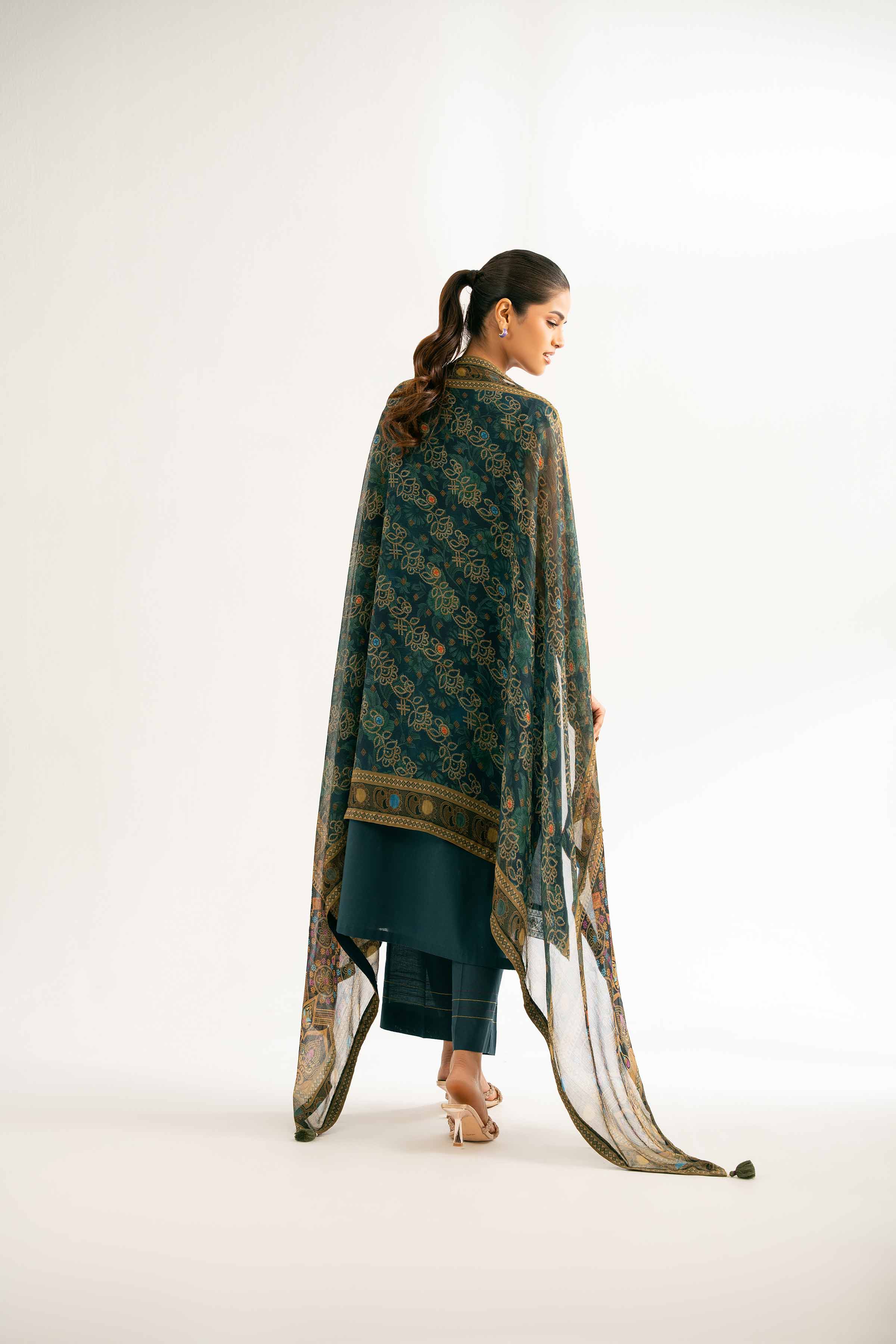3 Piece - Digital Printed Embroidered Suit - 42501992 for Women - Unstitched Collection | Nishat | Shop Online