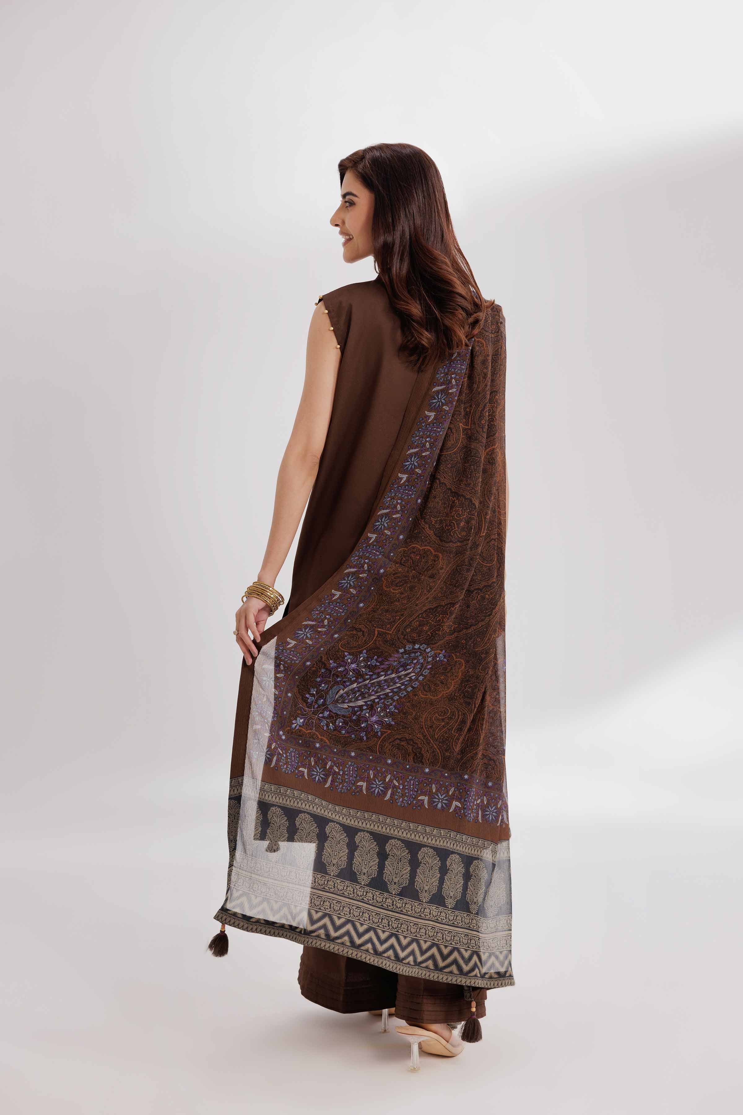 3 Piece - Digital Printed Embroidered Suit - 42501993 for Women - Unstitched Collection | Nishat | Shop Online