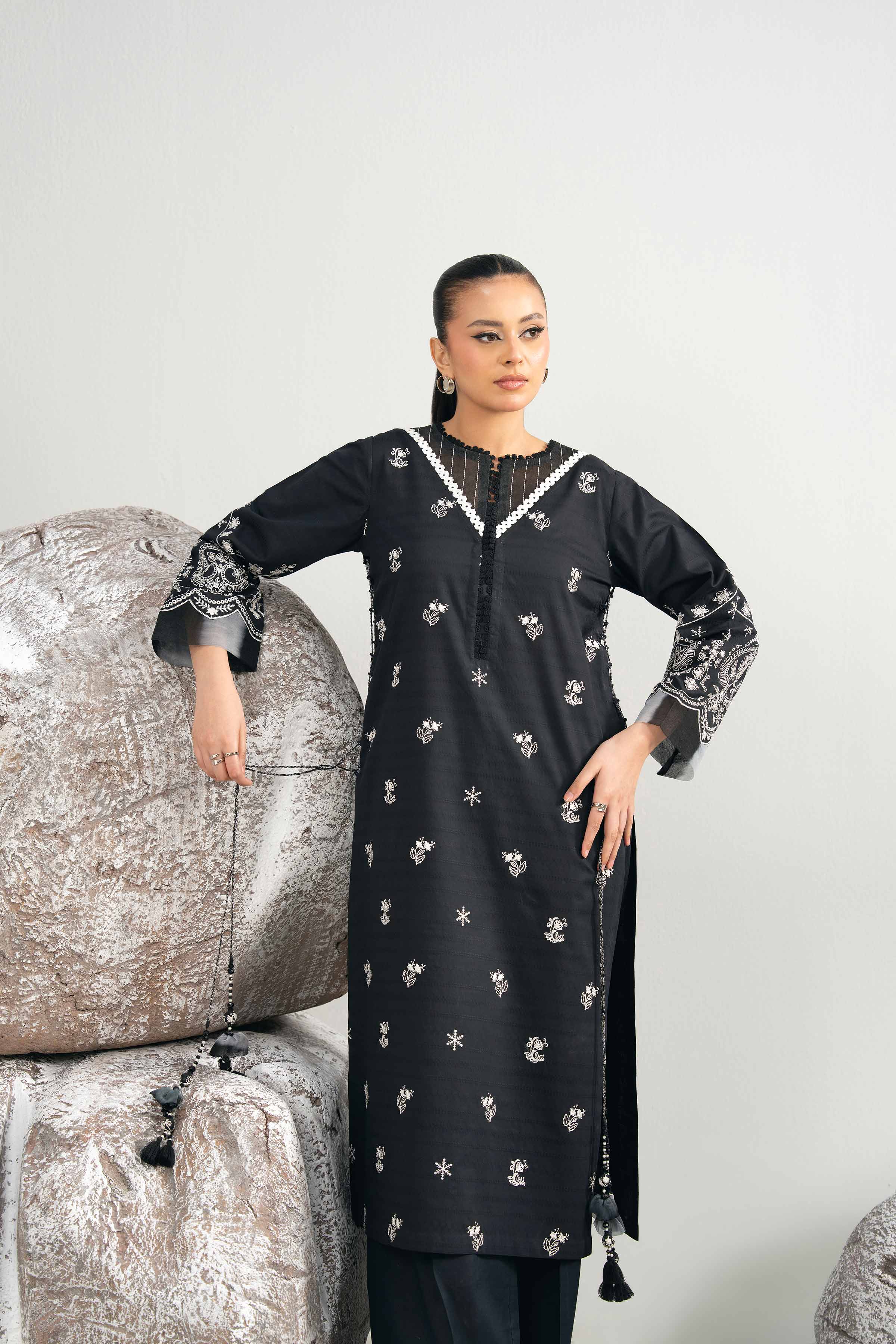 2 Piece - Embroidered Suit - 42501996 for Women - Unstitched Collection | Nishat | Shop Online