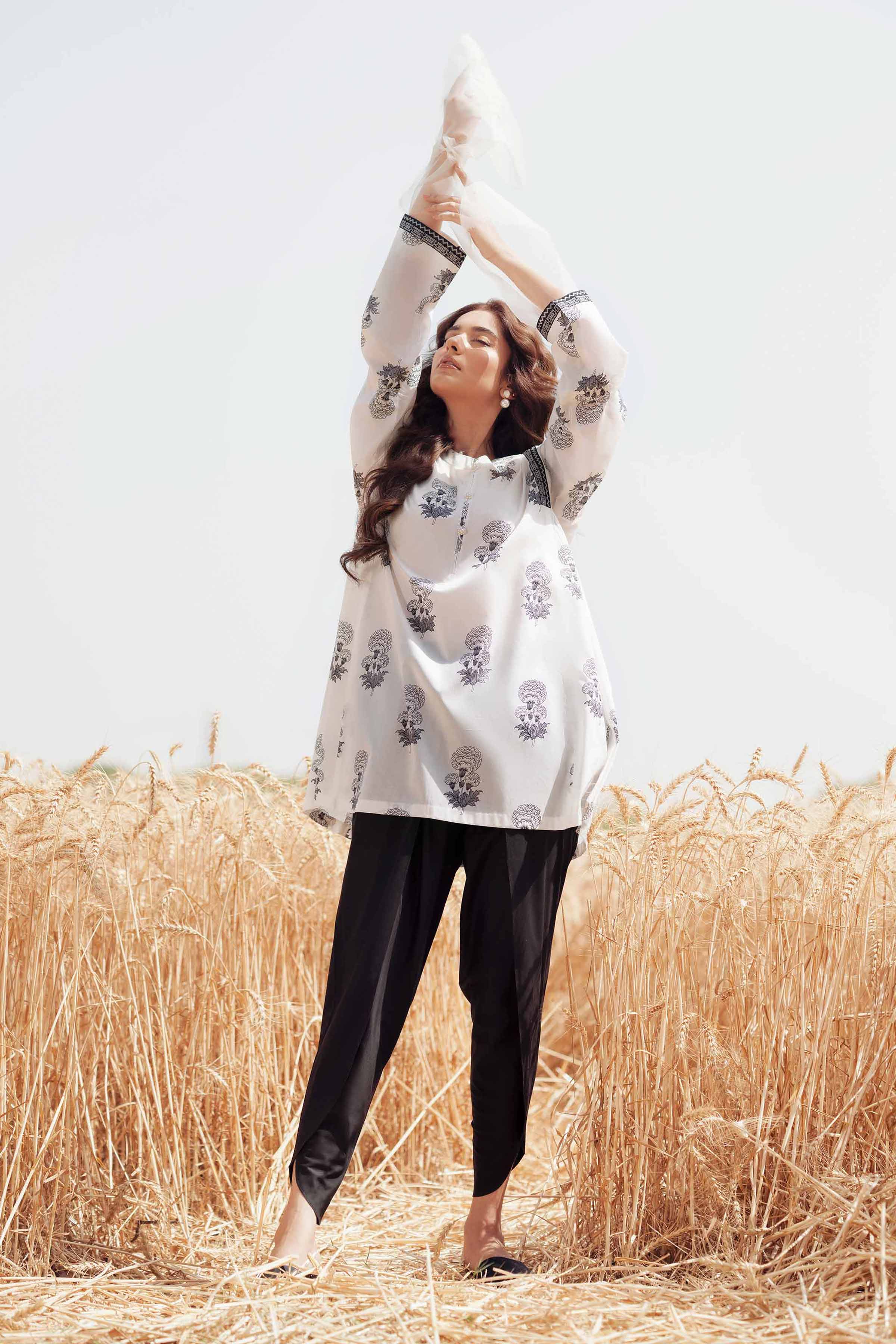 2 Piece - Printed Suit - 42501999 for Women - Unstitched Collection | Nishat | Shop Online