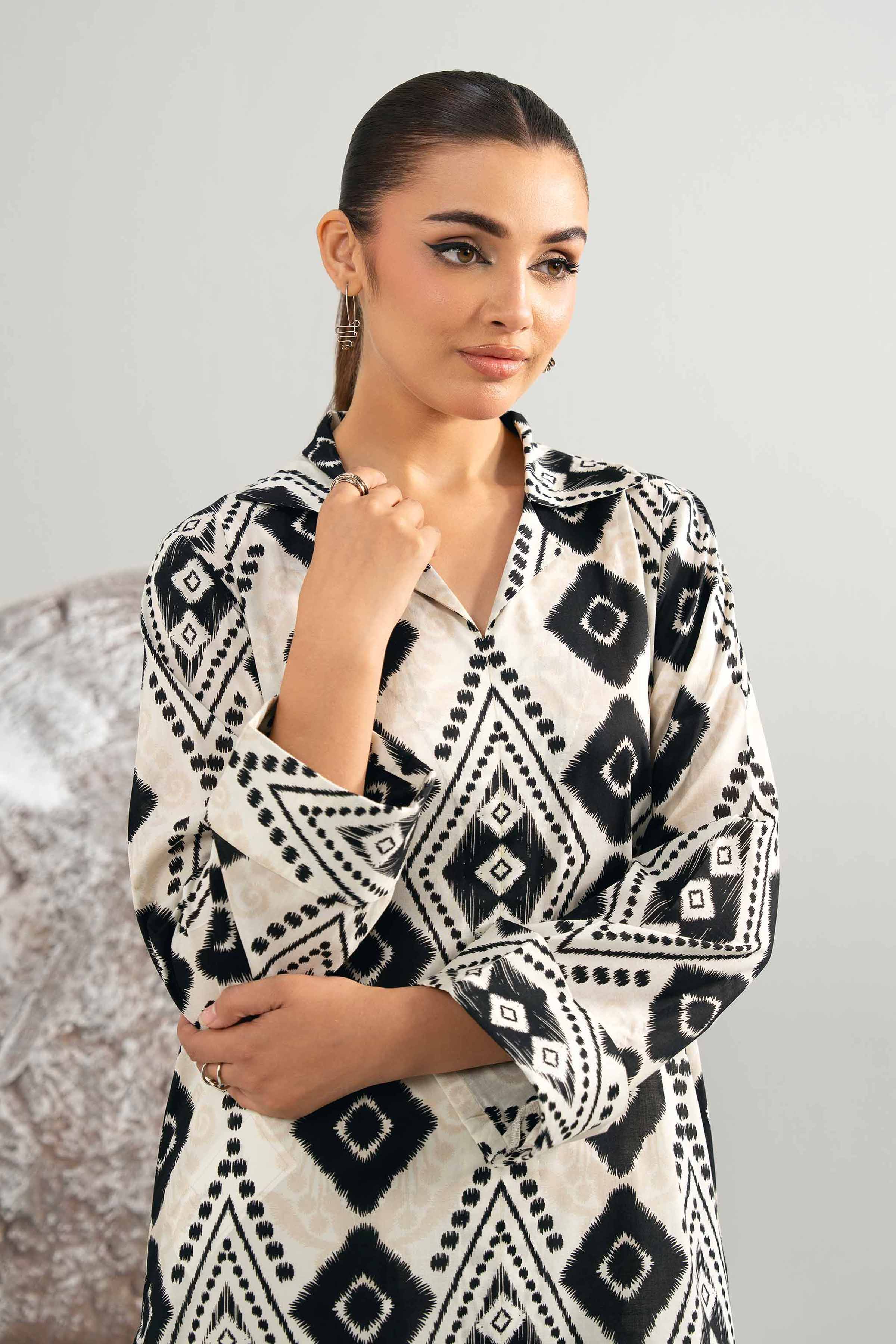 2 Piece - Printed Suit - 42502000 for Women - Unstitched Collection | Nishat | Shop Online