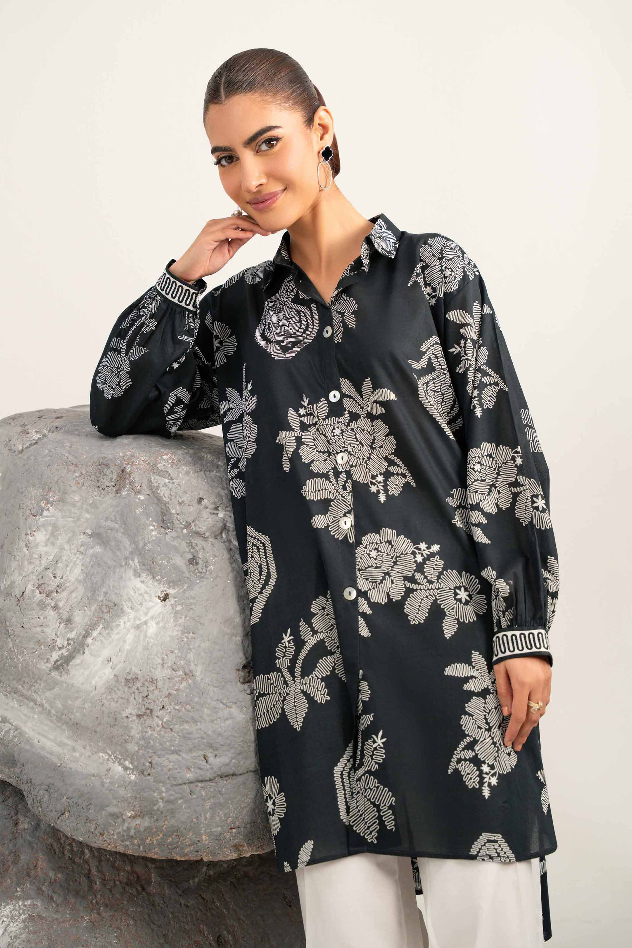 2 Piece - Printed Suit - 42502002 for Women - Unstitched Collection | Nishat | Shop Online