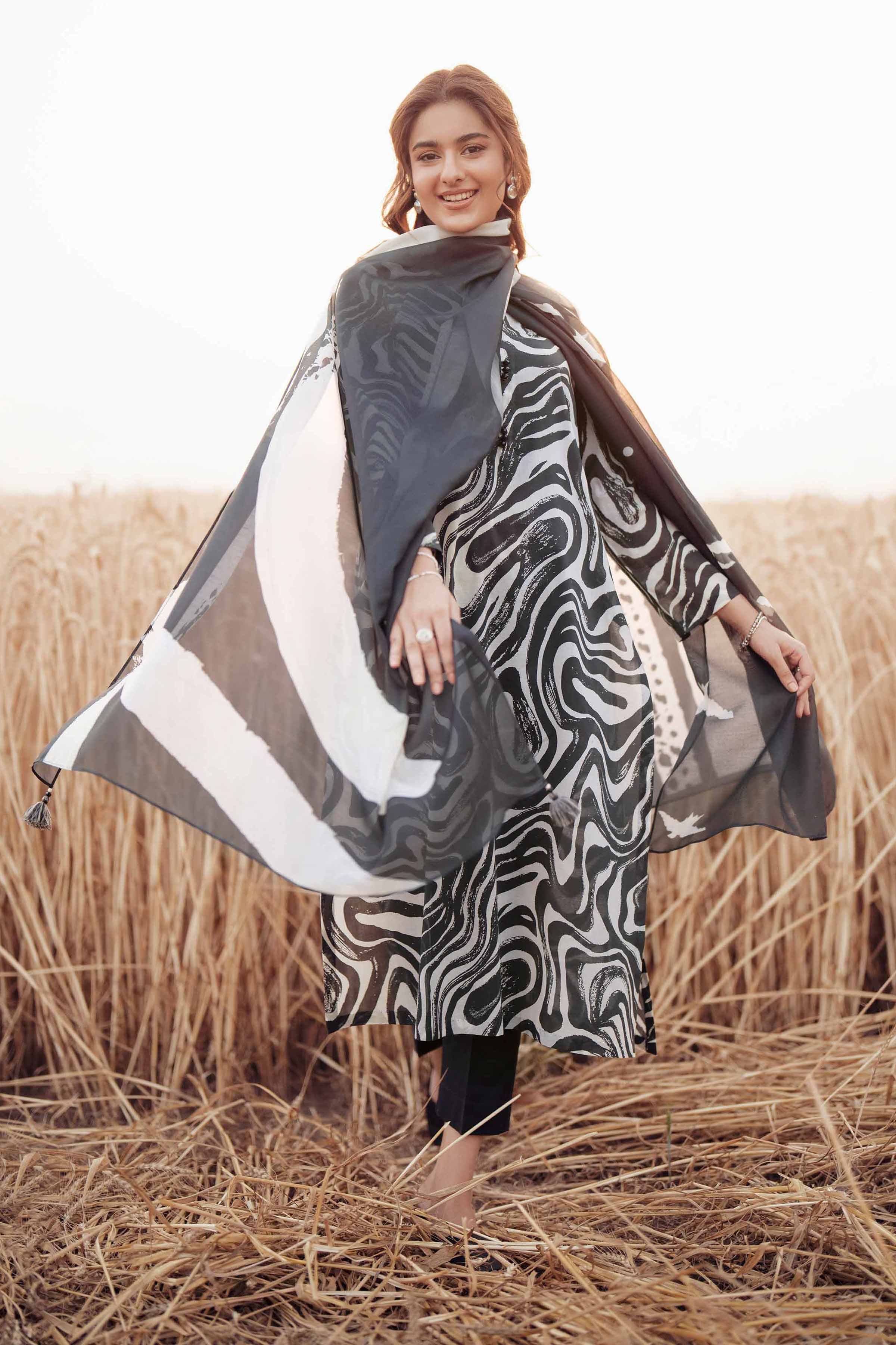 2 Piece - Digital Printed Suit - 42502004 for Women - Unstitched Collection | Nishat | Shop Online