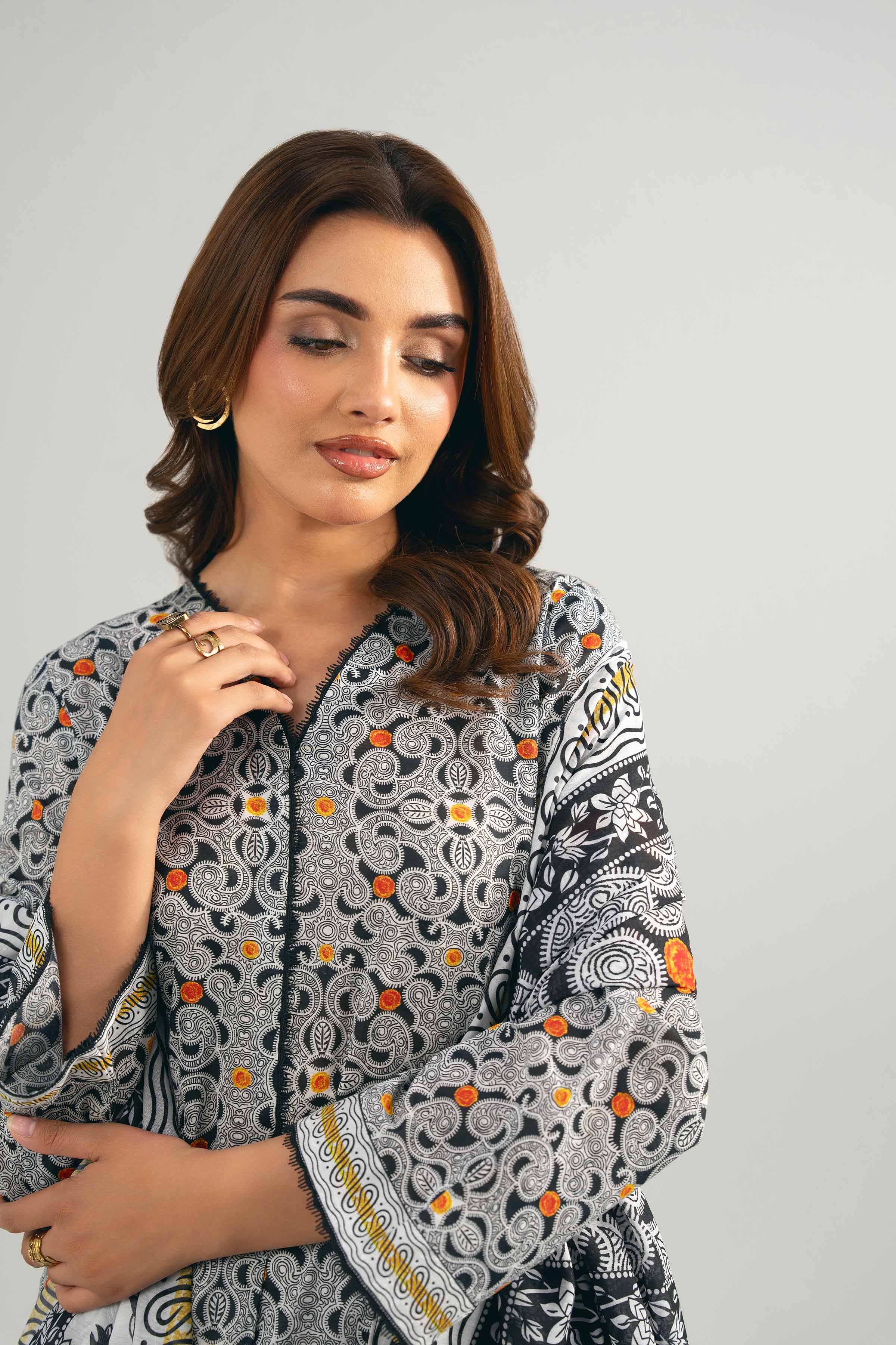 2 Piece - Digital Printed Suit - 42502007 for Women - Unstitched Collection | Nishat | Shop Online