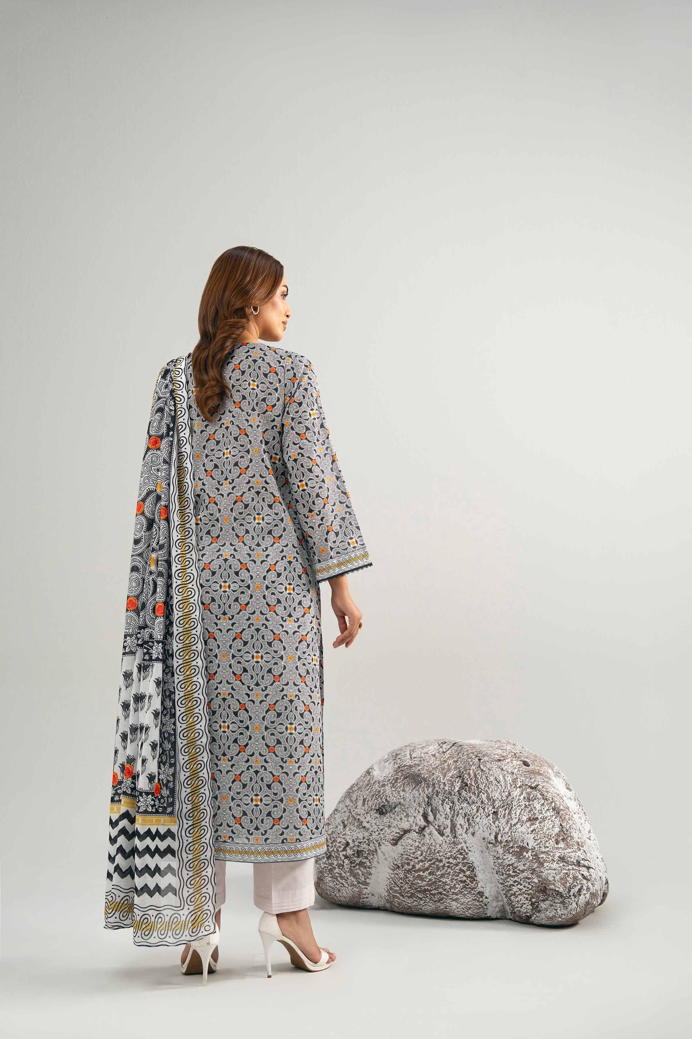 2 Piece - Digital Printed Suit - 42502007 for Women - Unstitched Collection | Nishat | Shop Online
