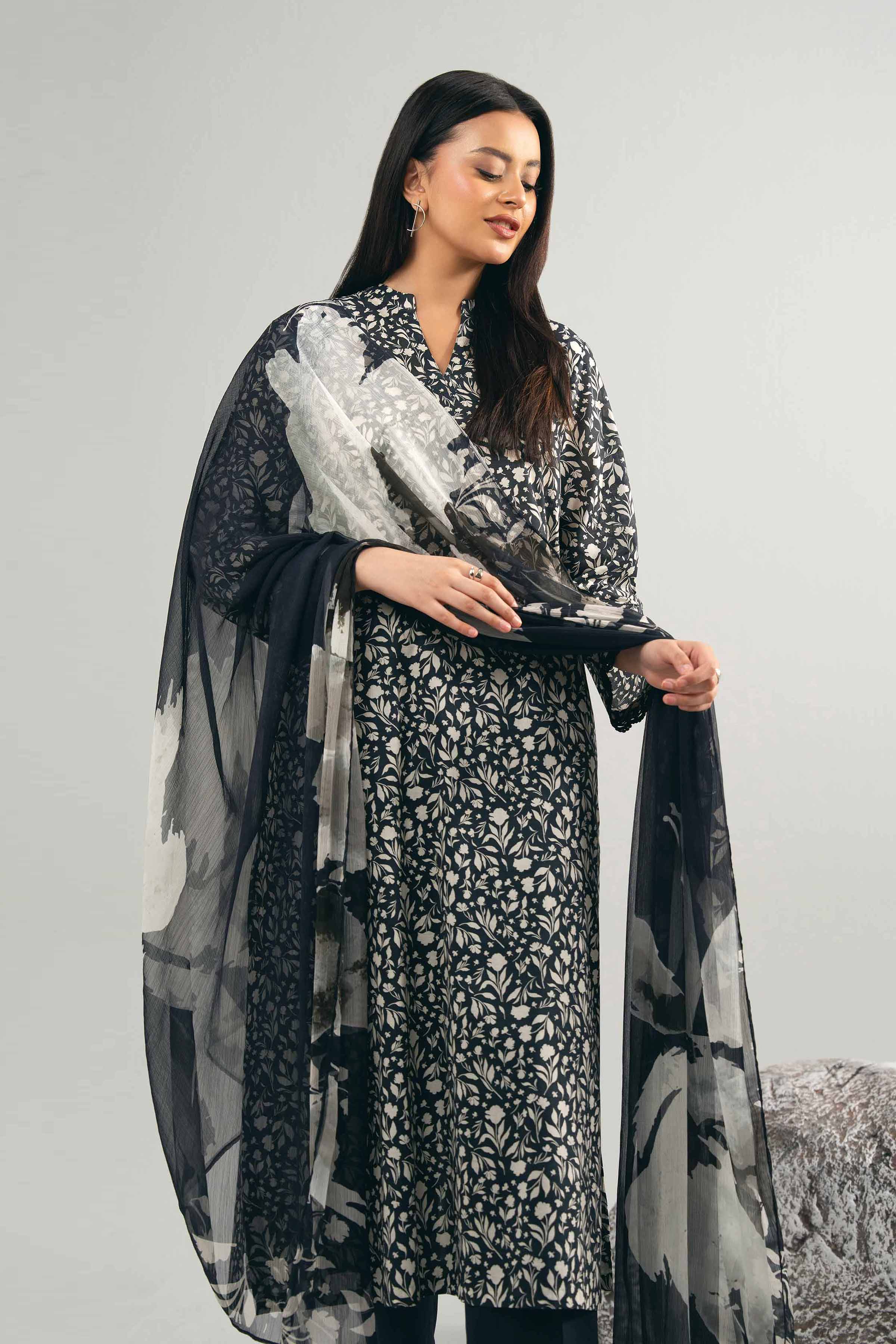 2 Piece - Digital Printed Suit - 42502009 for Women - Unstitched Collection | Nishat | Shop Online