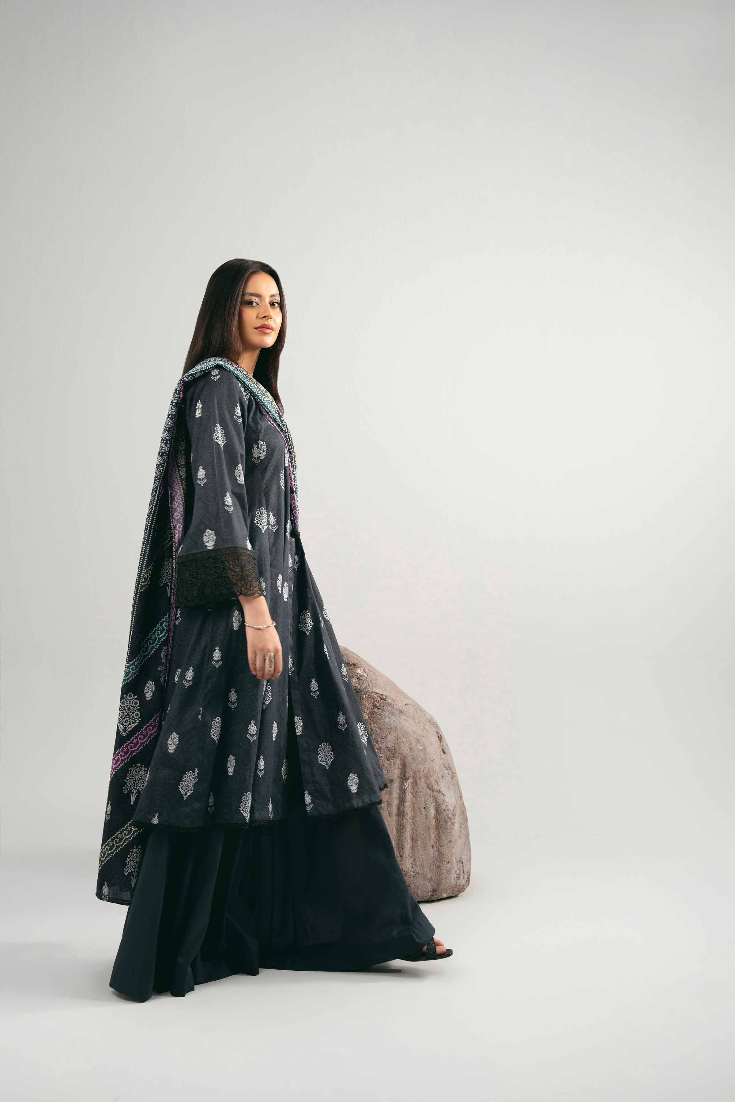 3 Piece - Printed Suit - 42502020 for Women - Unstitched Collection | Nishat | Shop Online