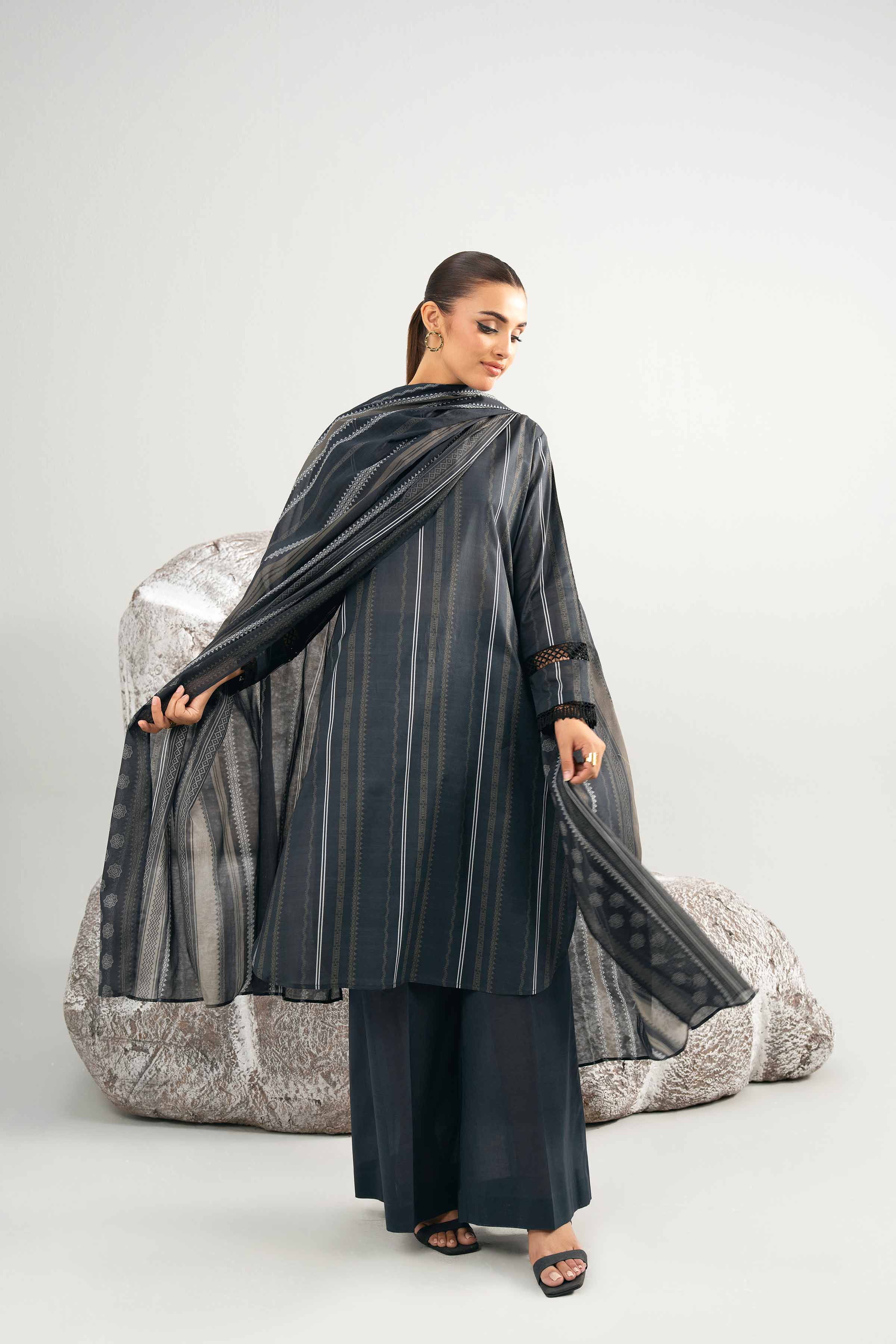 3 Piece - Printed Suit - 42502022 for Women - Unstitched Collection | Nishat | Shop Online