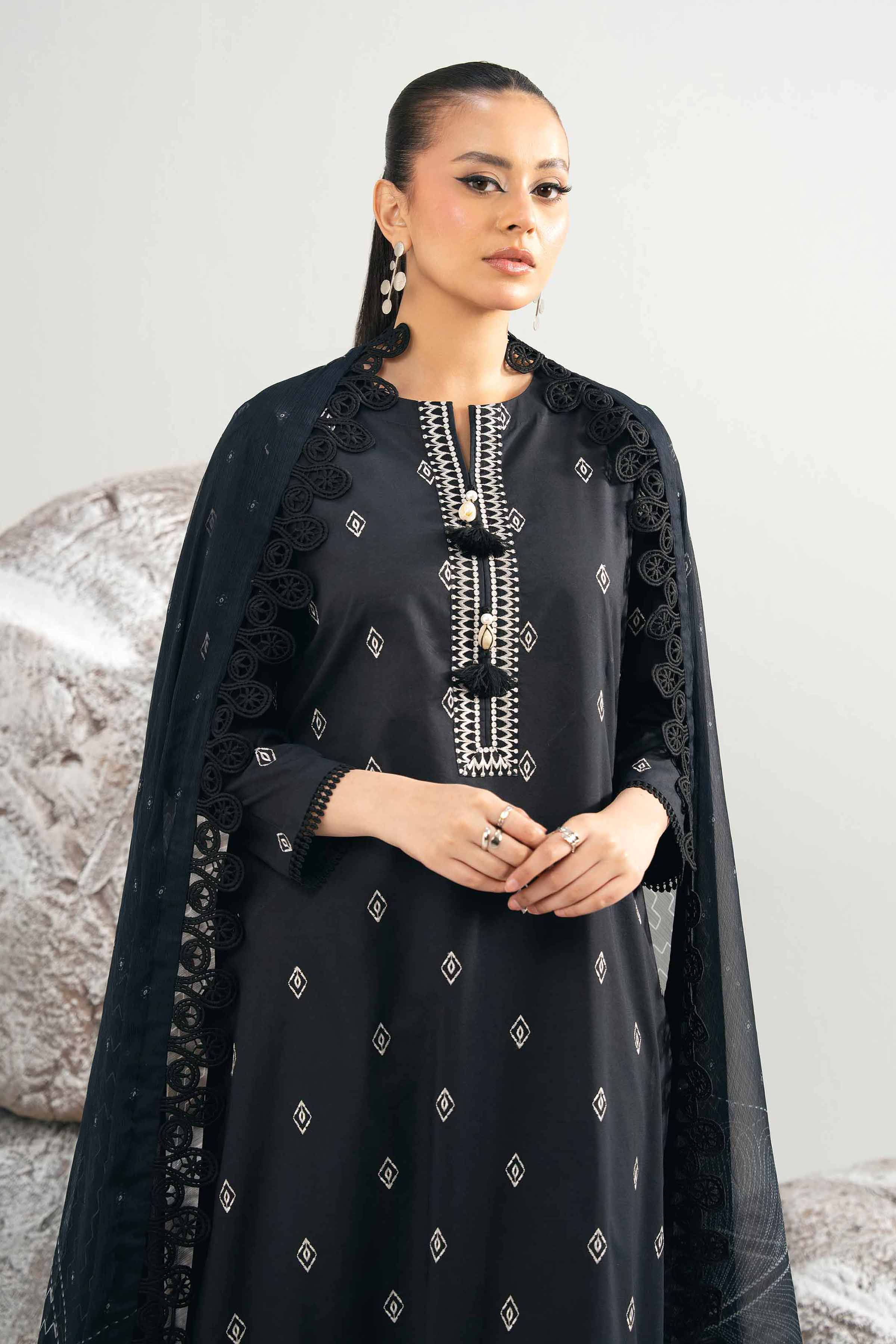 3 Piece - Dyed Printed Embroidered Suit - 42502027 for Women - Unstitched Collection | Nishat | Shop Online