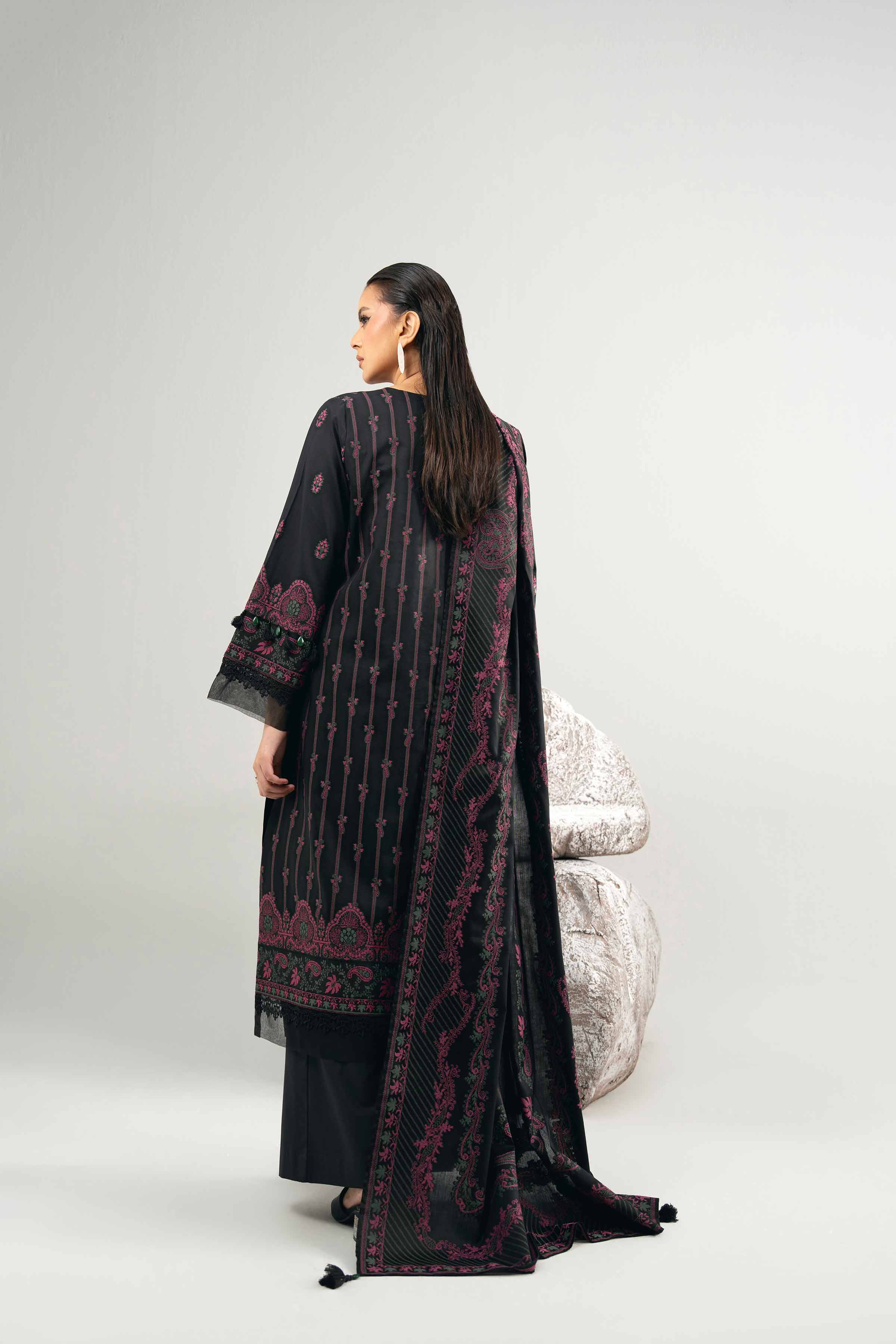 3 Piece - Dyed Jacquard Suit - 42502041 for Women - Unstitched Collection | Nishat | Shop Online