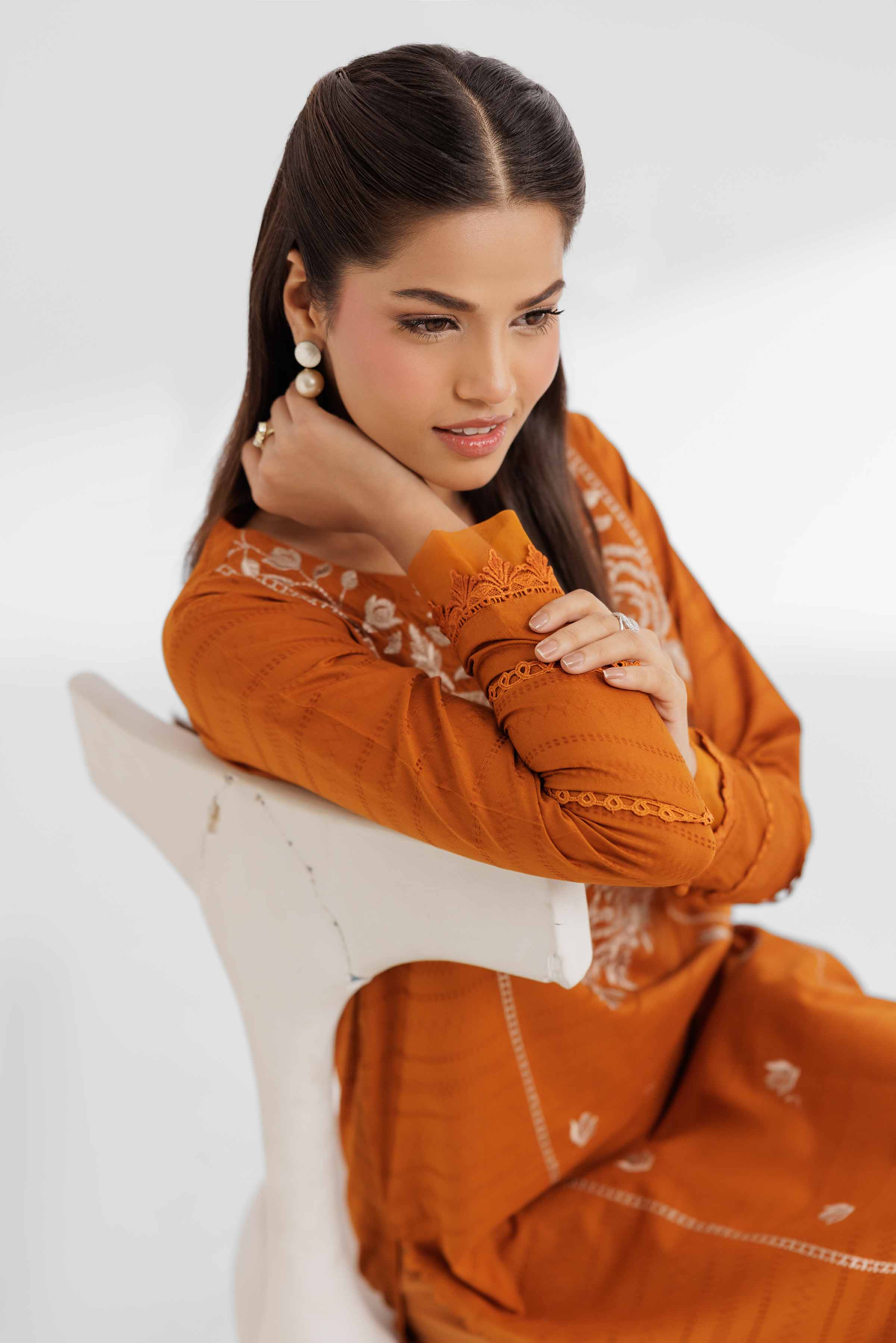 2 Piece - Dyed Embroidered Suit - 42502057 for Women - Unstitched Collection | Nishat | Shop Online