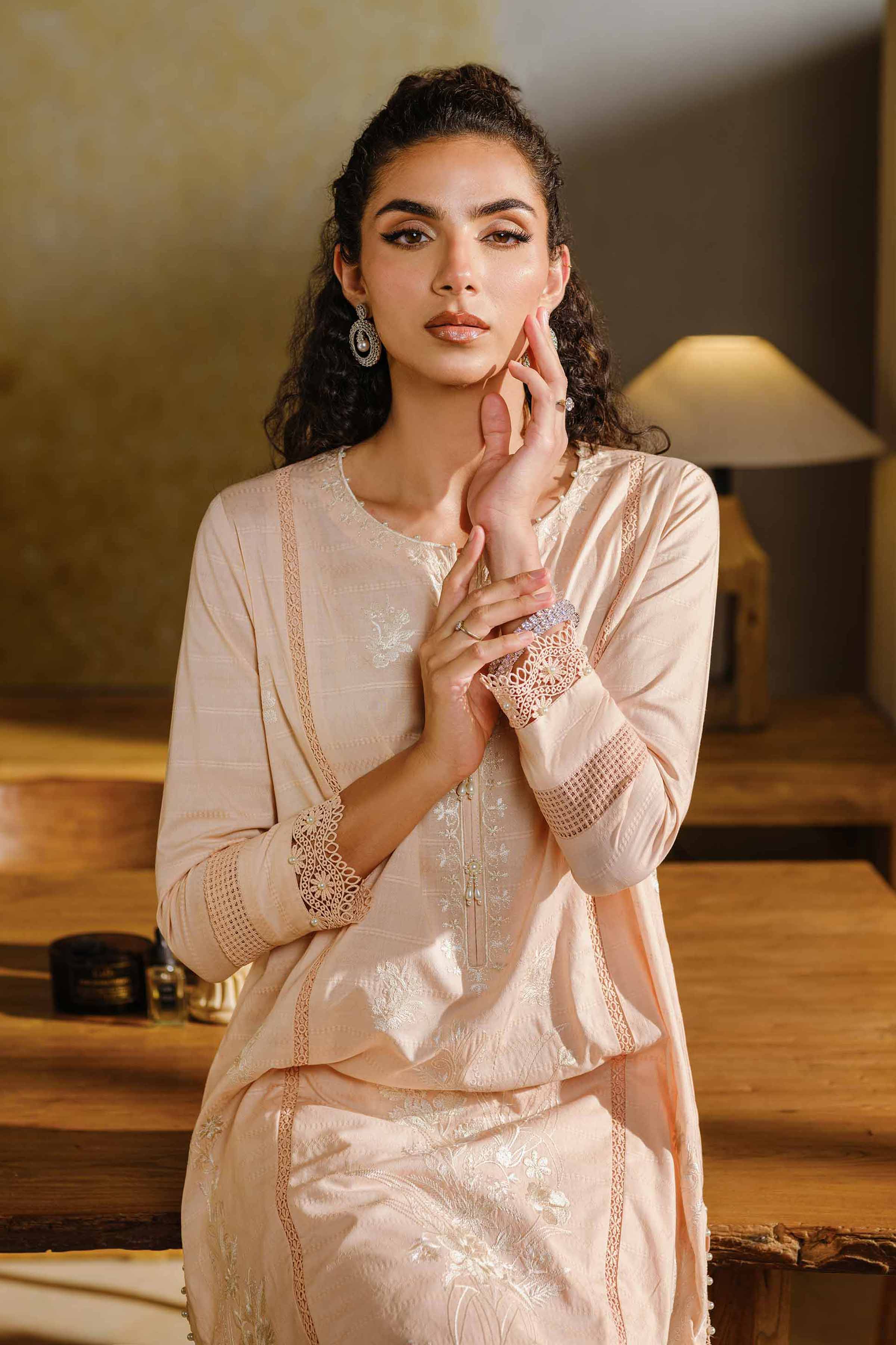 2 Piece - Dyed Embroidered Suit - 42502058