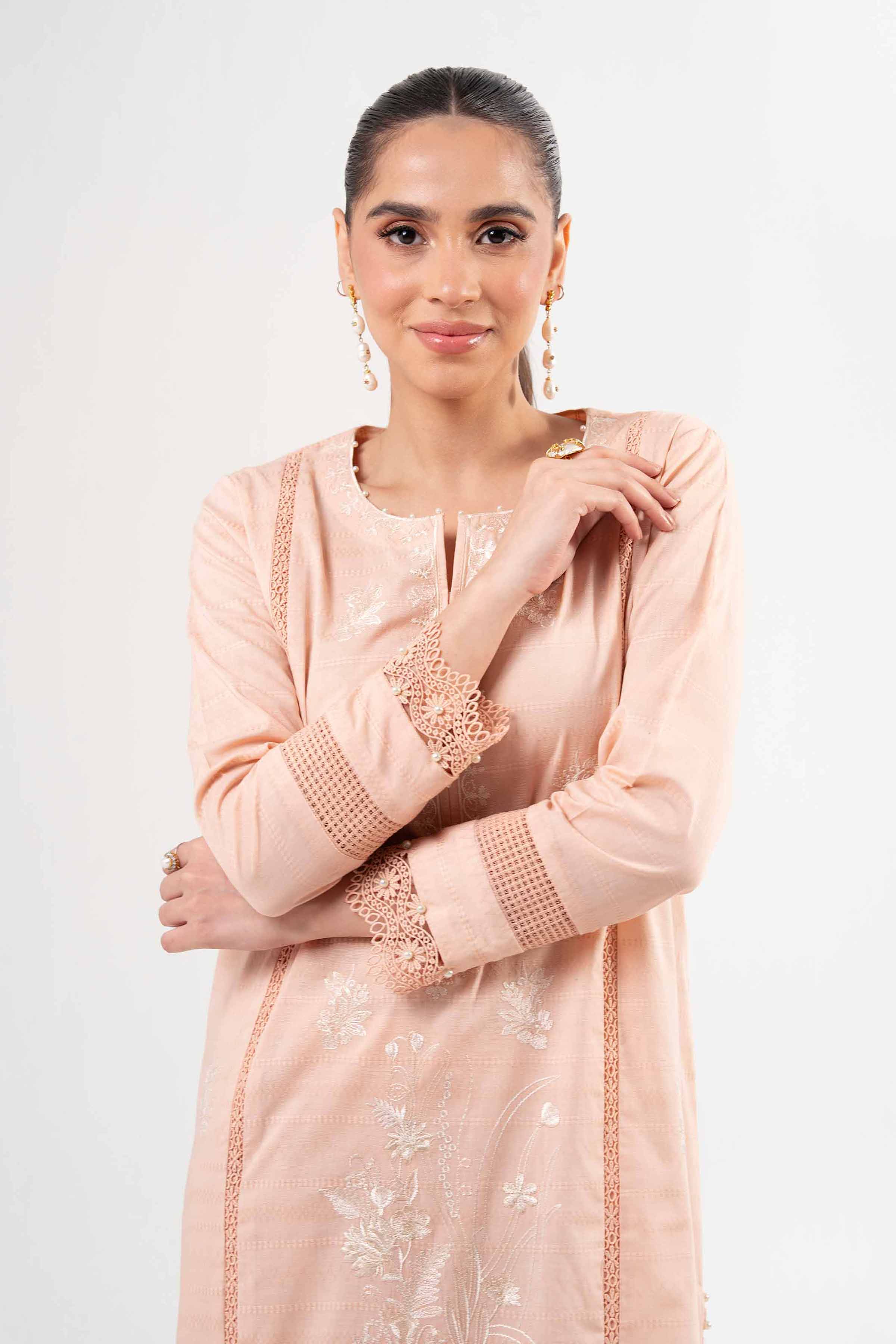 2 Piece - Dyed Embroidered Suit - 42502058 for Women - Unstitched Collection | Nishat | Shop Online