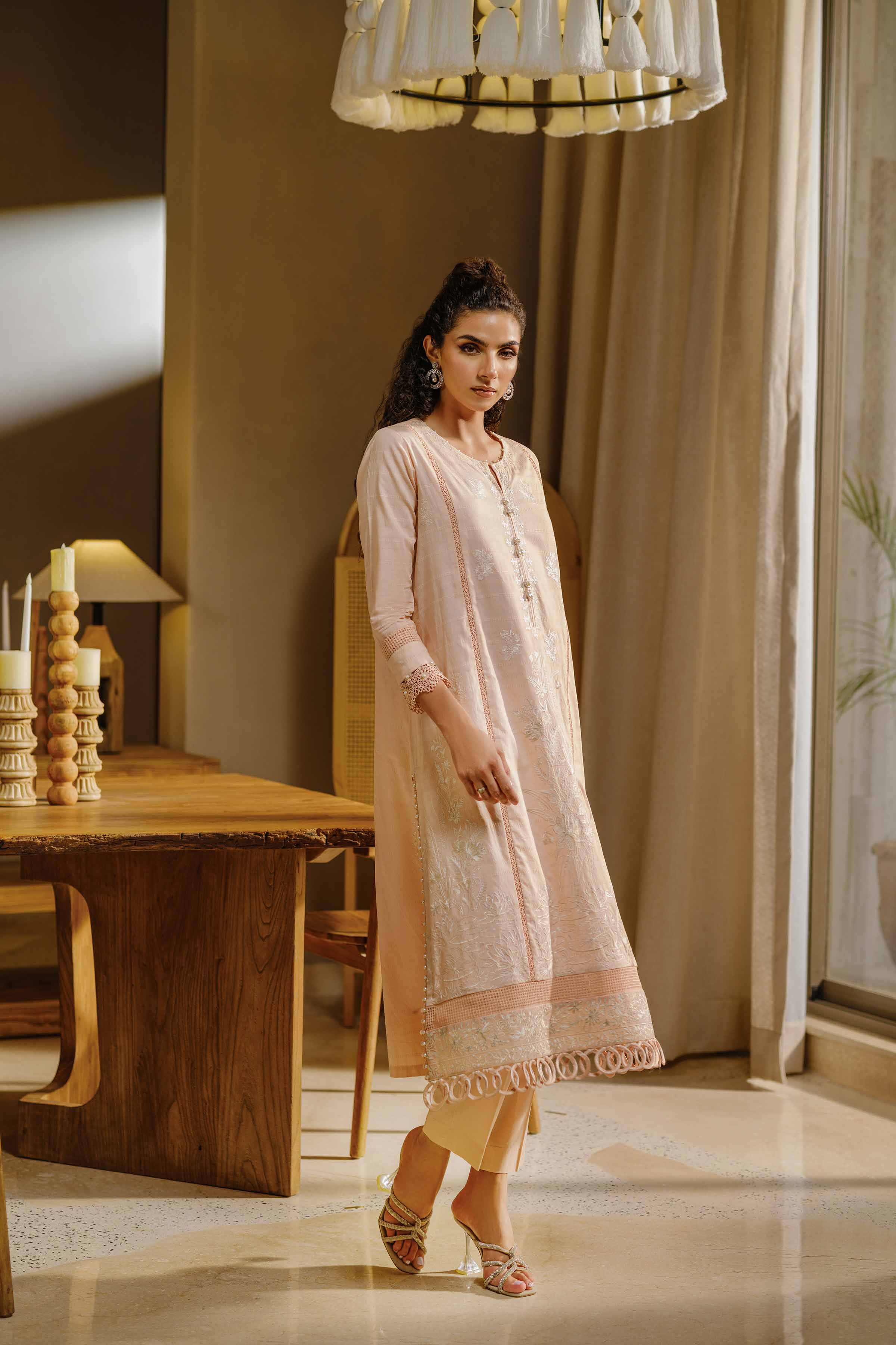 2 Piece - Dyed Embroidered Suit - 42502058