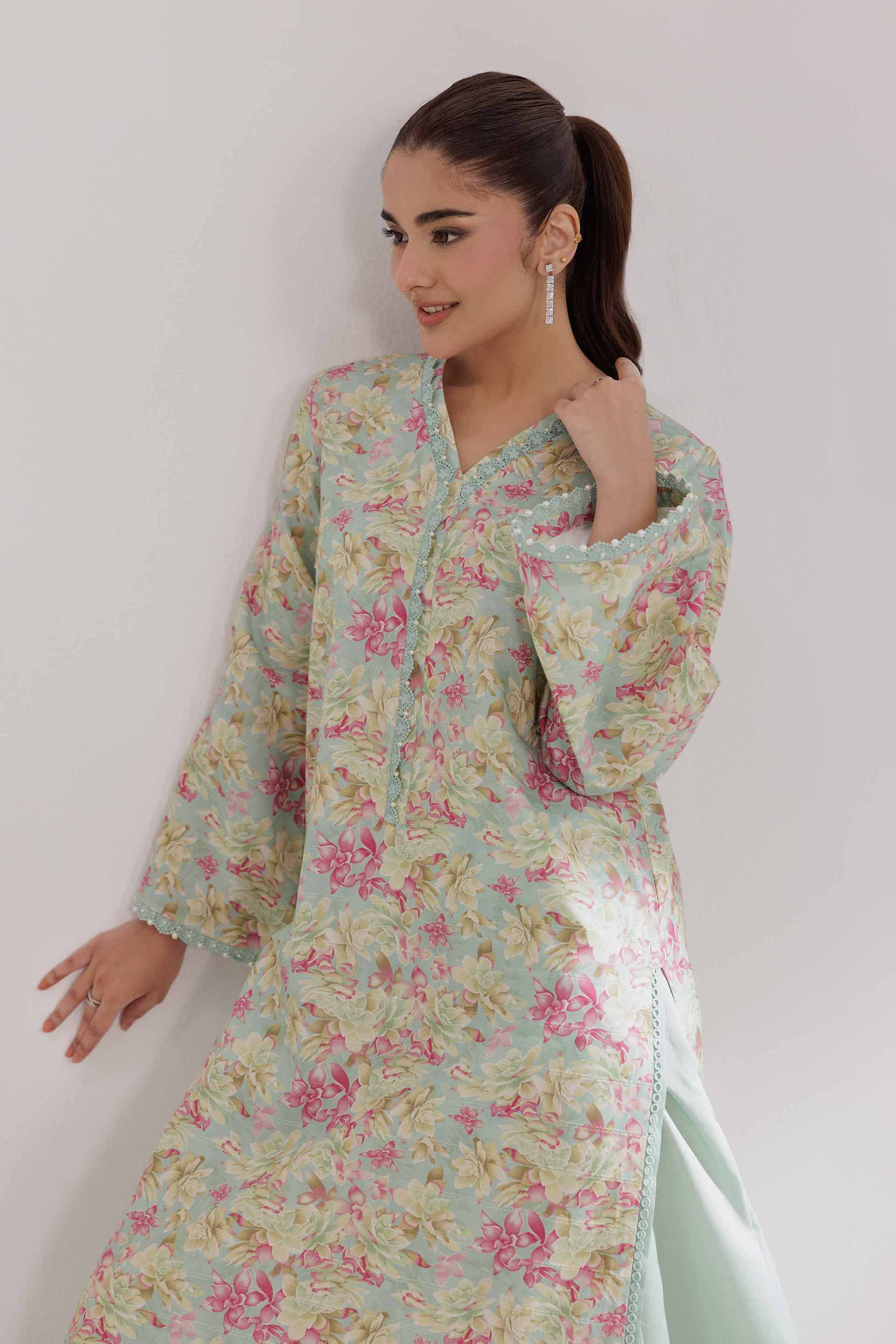 2 Piece - Printed Suit - 42502062 for Women - Unstitched Collection | Nishat | Shop Online