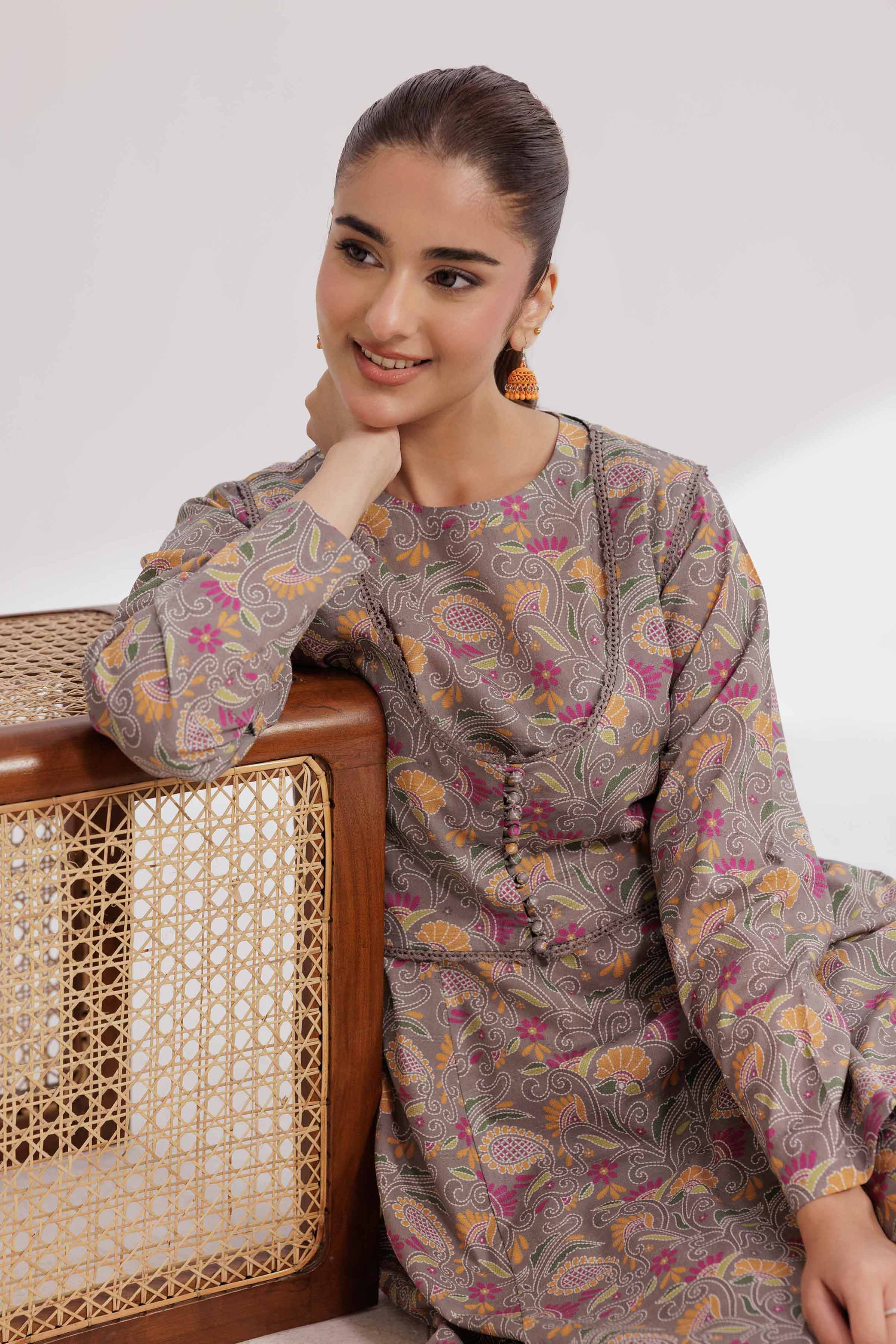 2 Piece - Printed Suit - 42502063 for Women - Unstitched Collection | Nishat | Shop Online