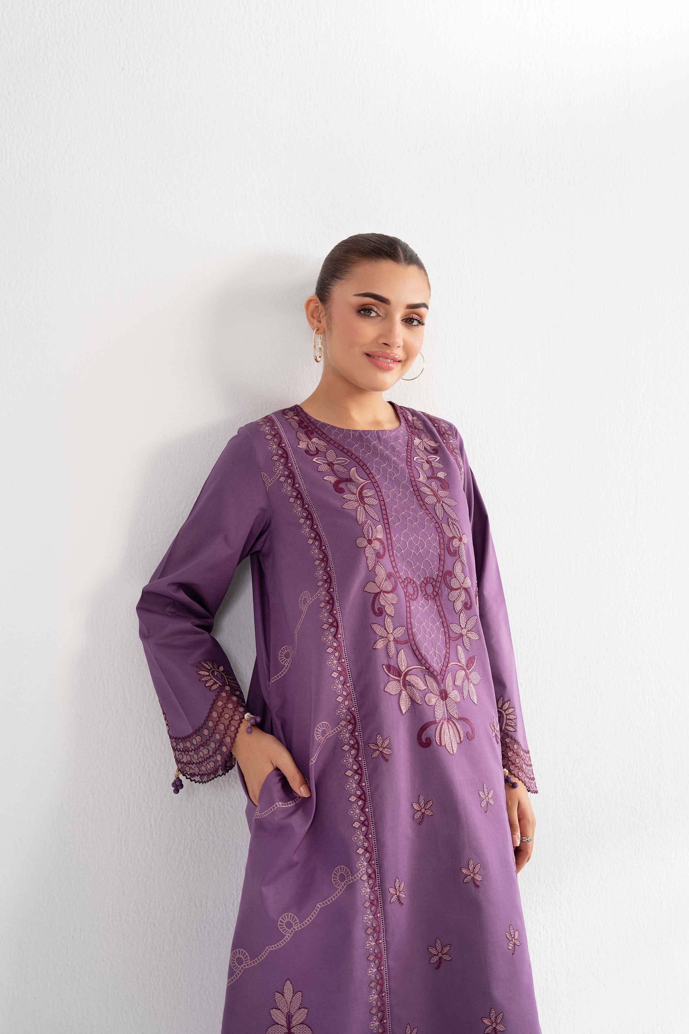 2 Piece - Dyed Embroidered Suit - 42502067 for Women - Unstitched Collection | Nishat | Shop Online