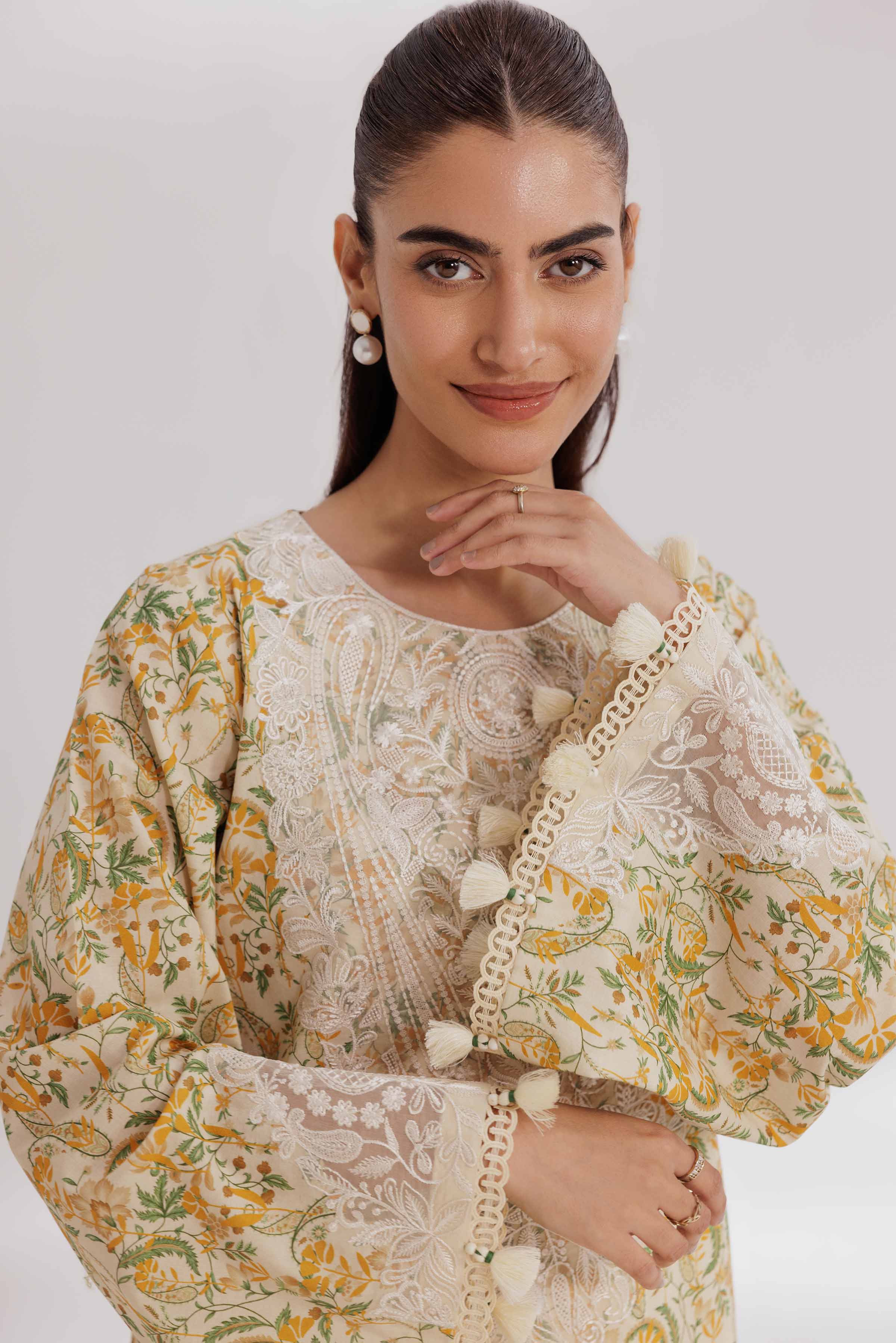 2 Piece - Printed Embroidered Suit - 42502070 for Women - Unstitched Collection | Nishat | Shop Online